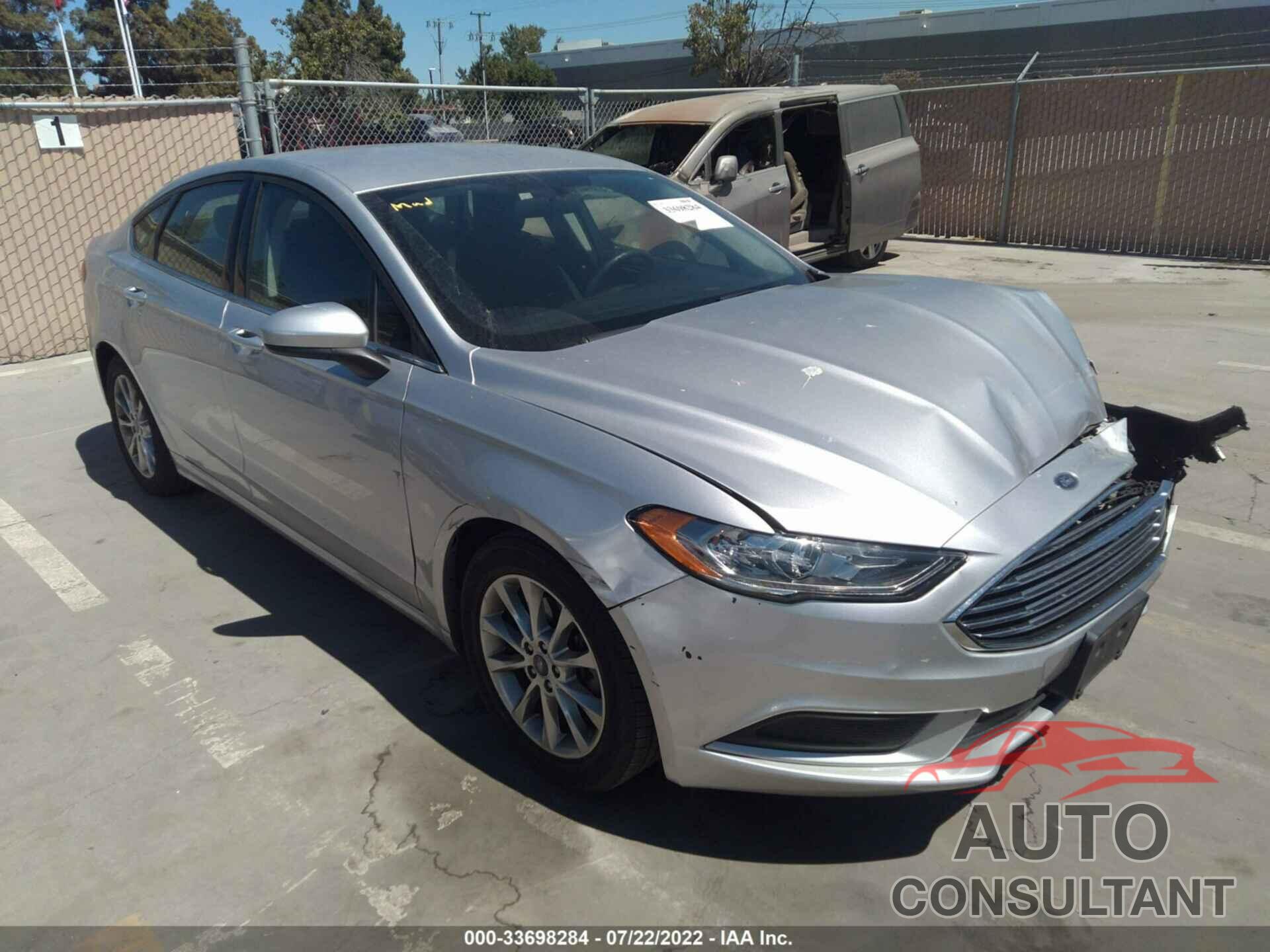 FORD FUSION 2017 - 3FA6P0H75HR207587