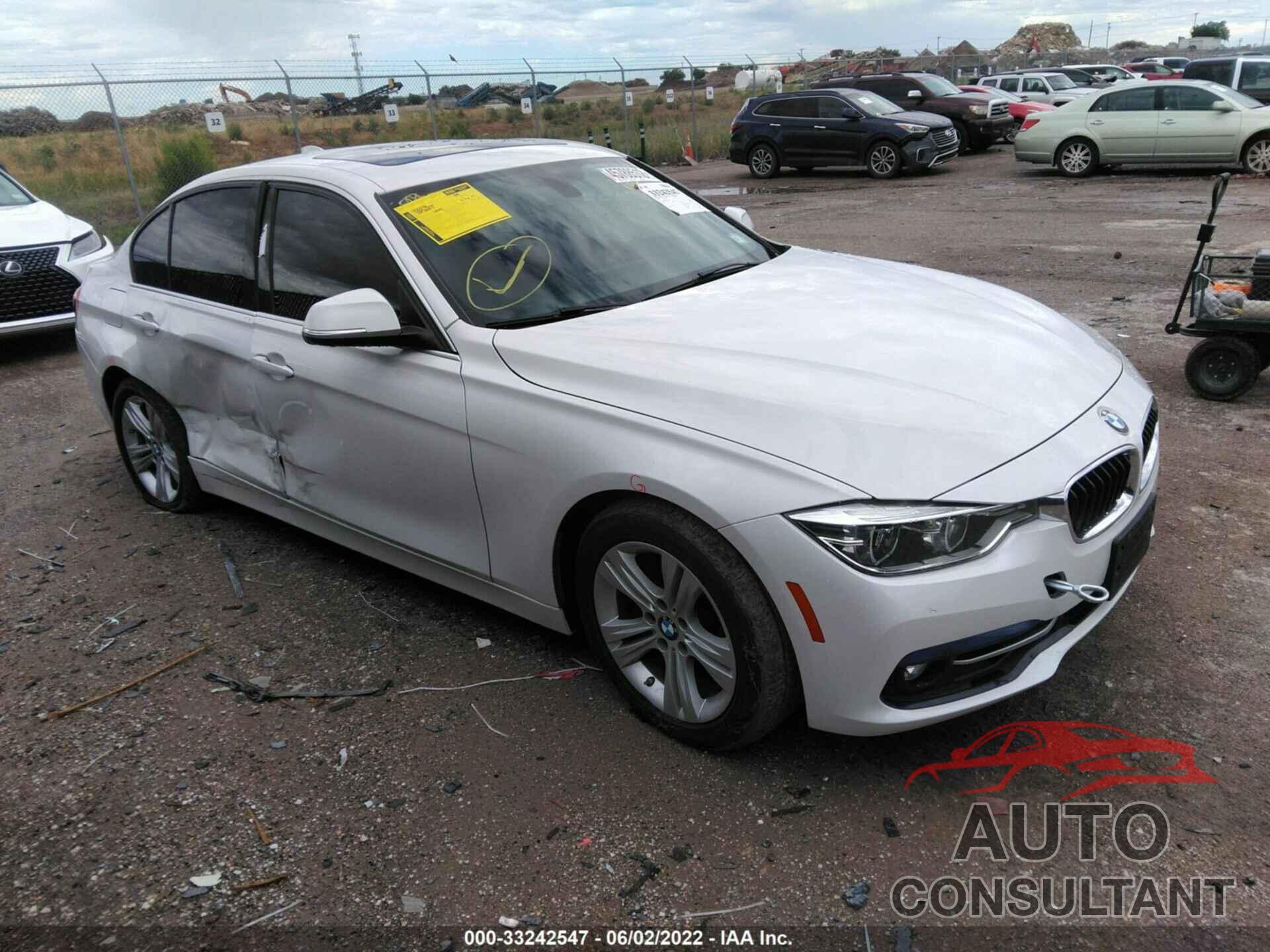 BMW 3 SERIES 2018 - WBA8B9G50JNU95949