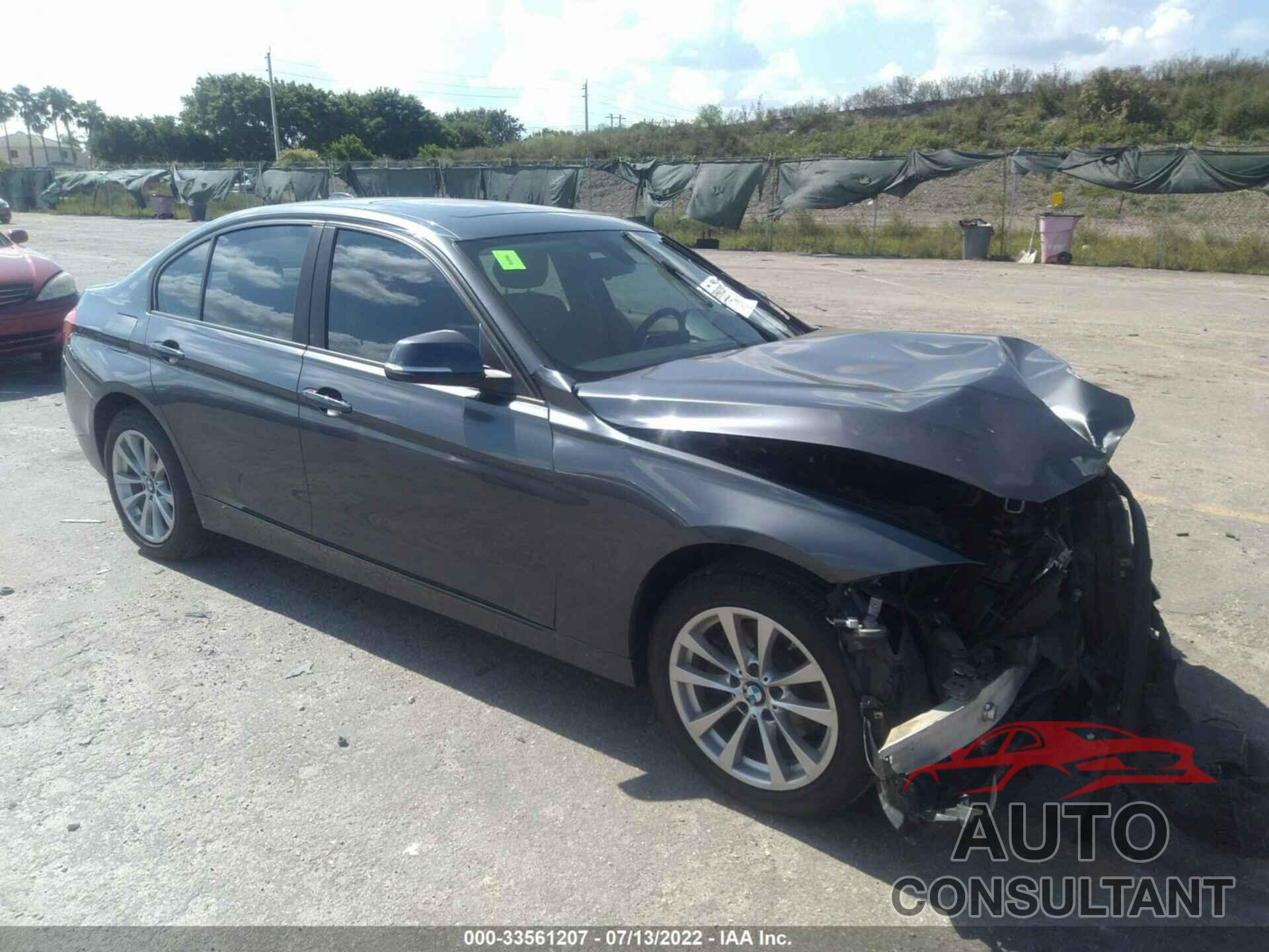 BMW 3 SERIES 2016 - WBA8E1G53GNT37722