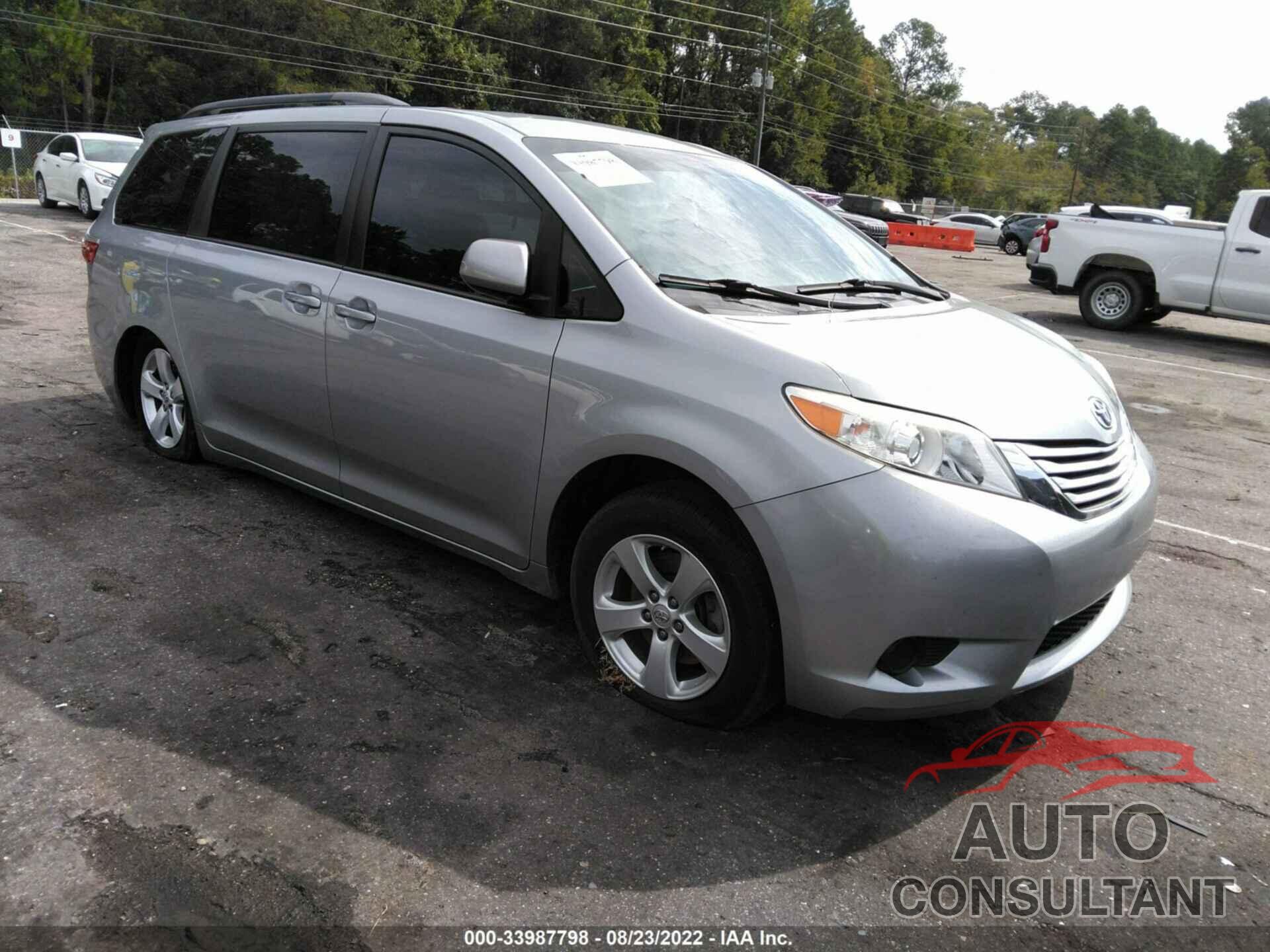 TOYOTA SIENNA 2016 - 5TDKK3DC0GS709091