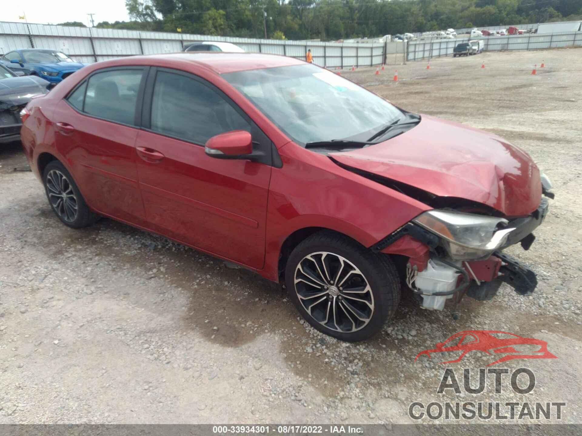 TOYOTA COROLLA 2016 - 2T1BURHE0GC651386