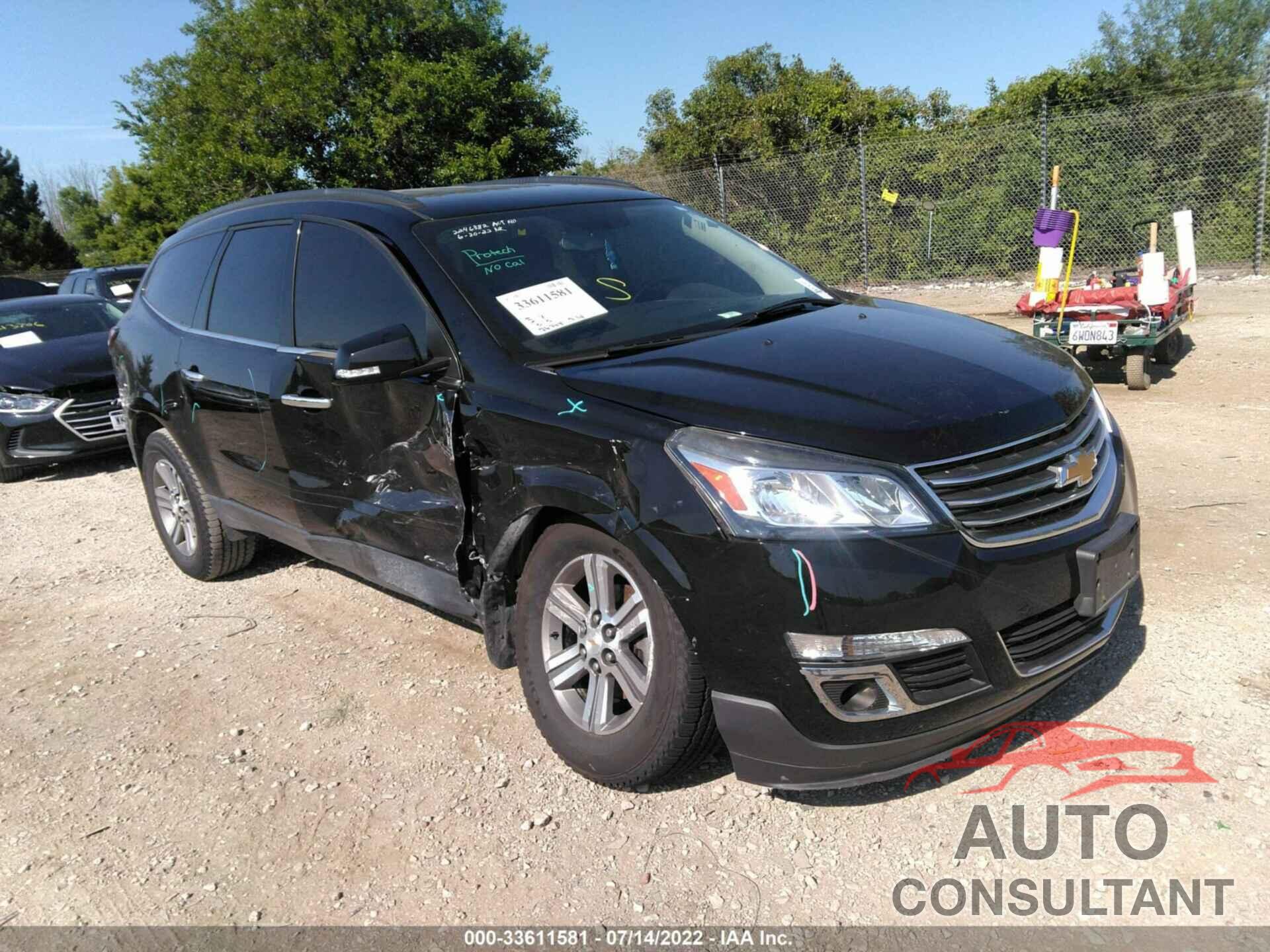 CHEVROLET TRAVERSE 2016 - 1GNKVGKD7GJ342690