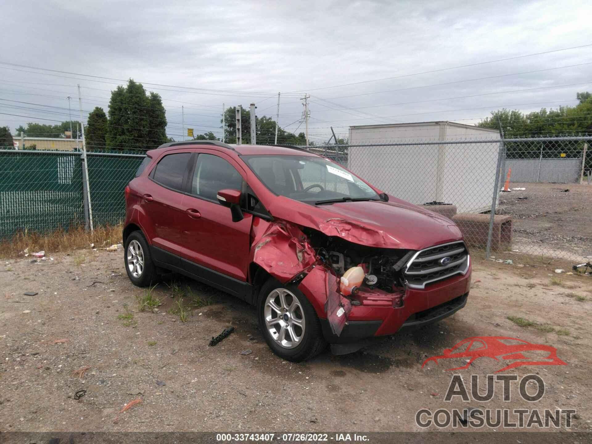 FORD ECOSPORT 2018 - MAJ3P1TE5JC171516