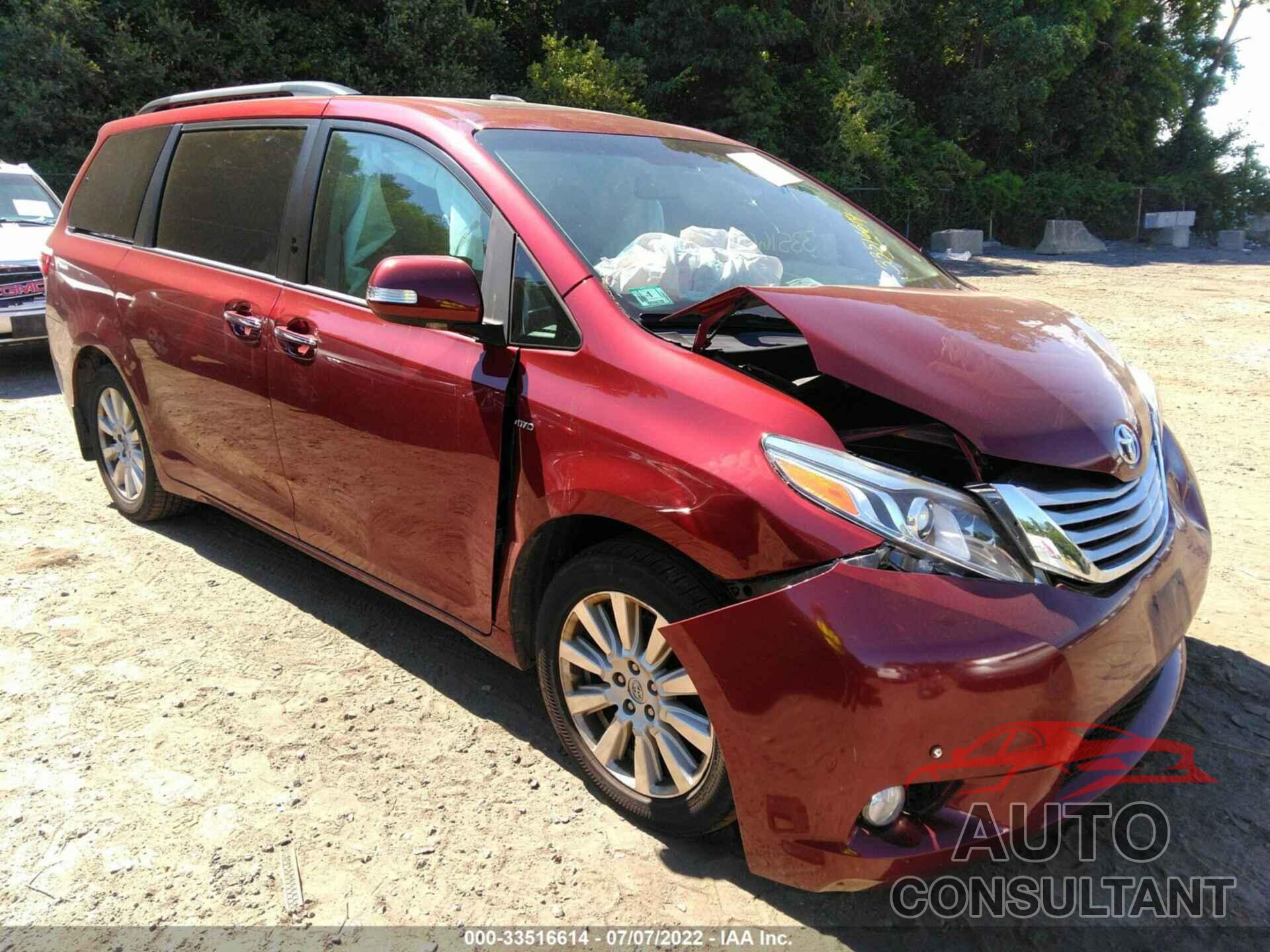 TOYOTA SIENNA 2017 - 5TDDZ3DC1HS178943