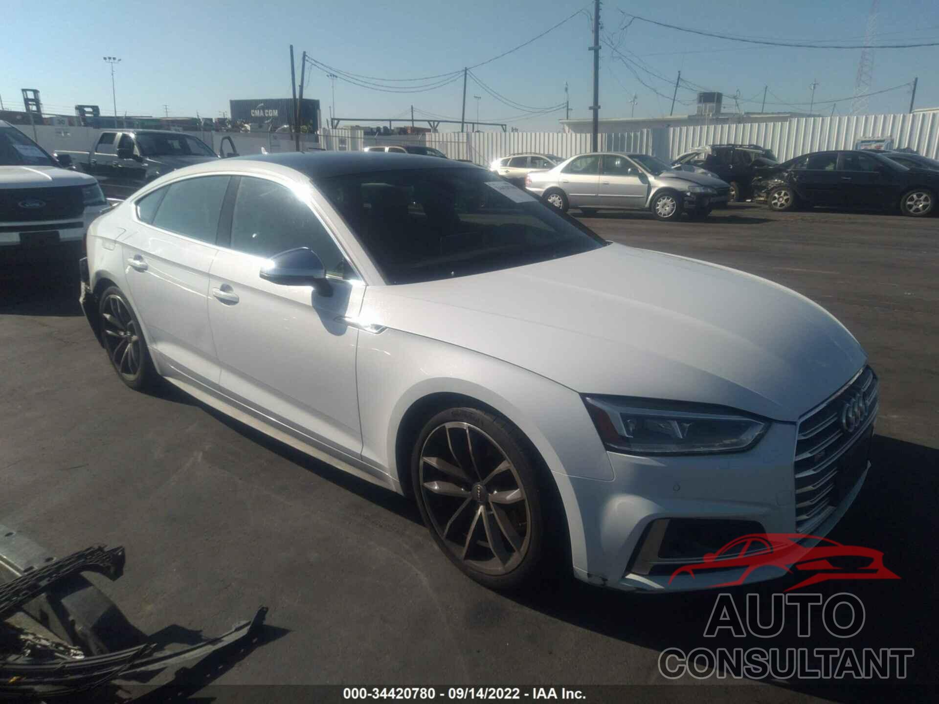 AUDI S5 SPORTBACK 2018 - WAUC4CF5XJA047549