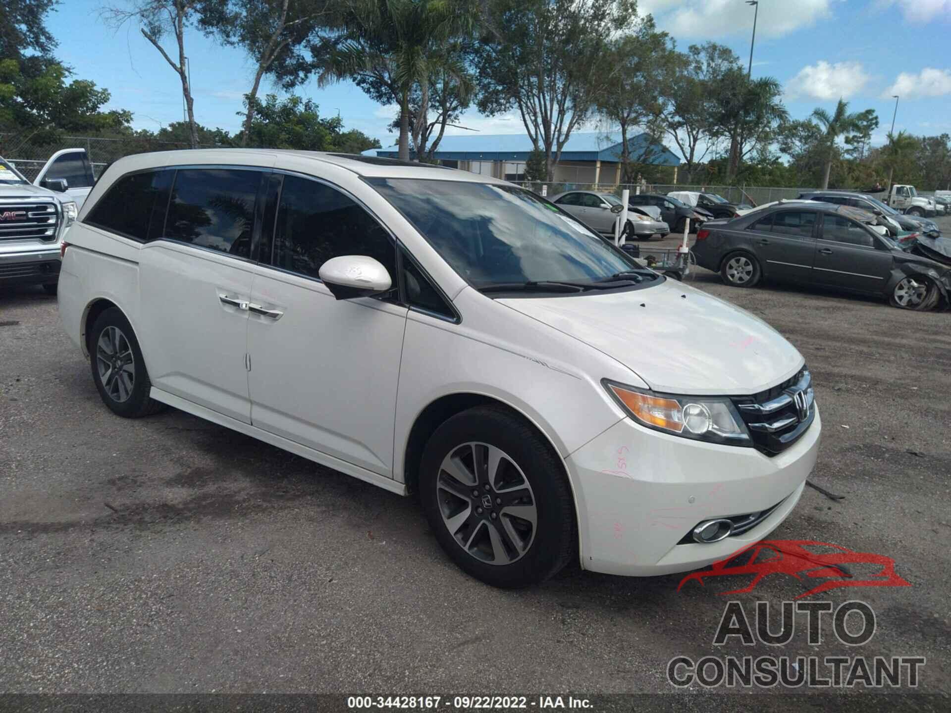 HONDA ODYSSEY 2016 - 5FNRL5H91GB067877