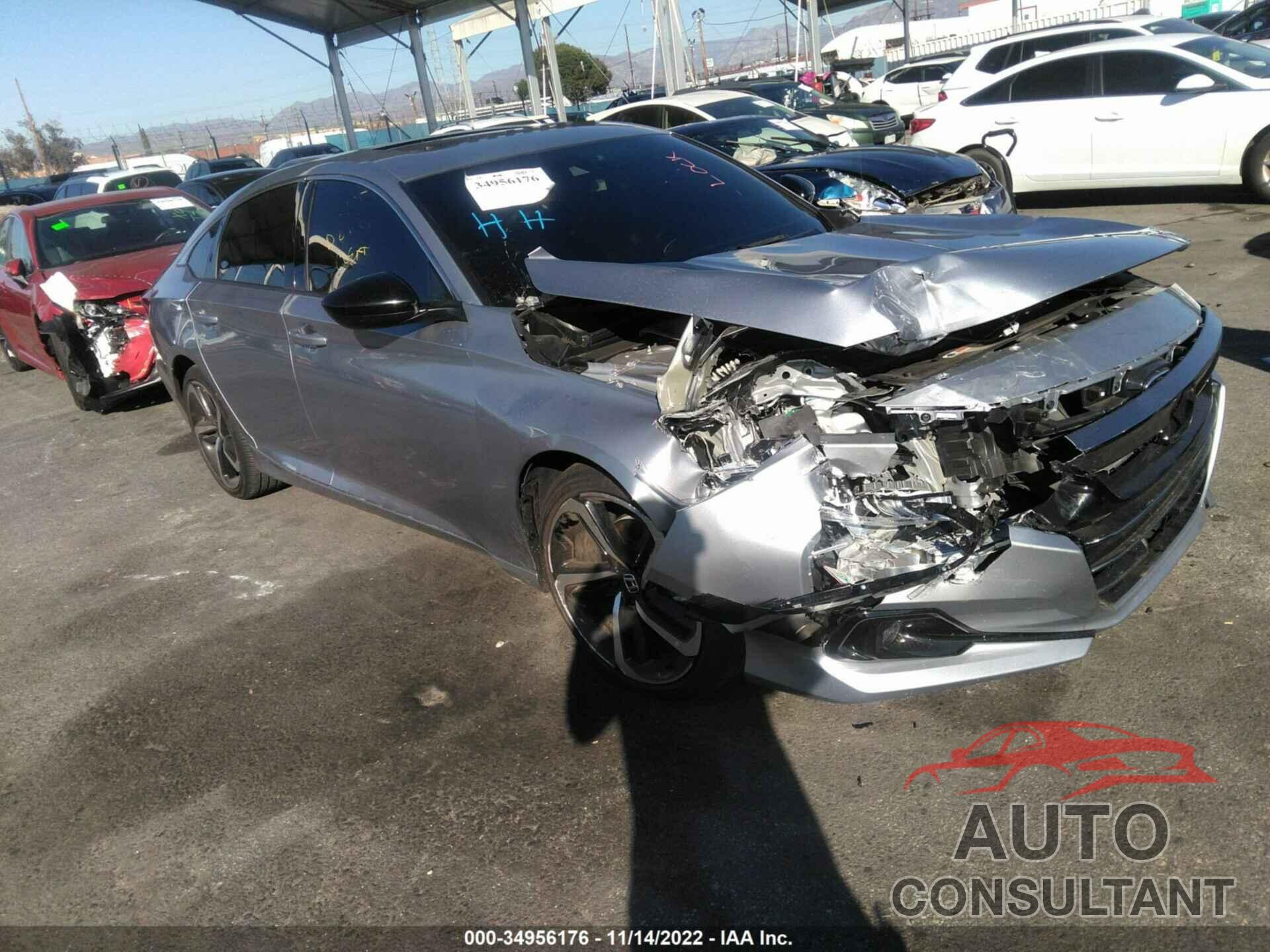 HONDA ACCORD SEDAN 2022 - 1HGCV2F34NA013901