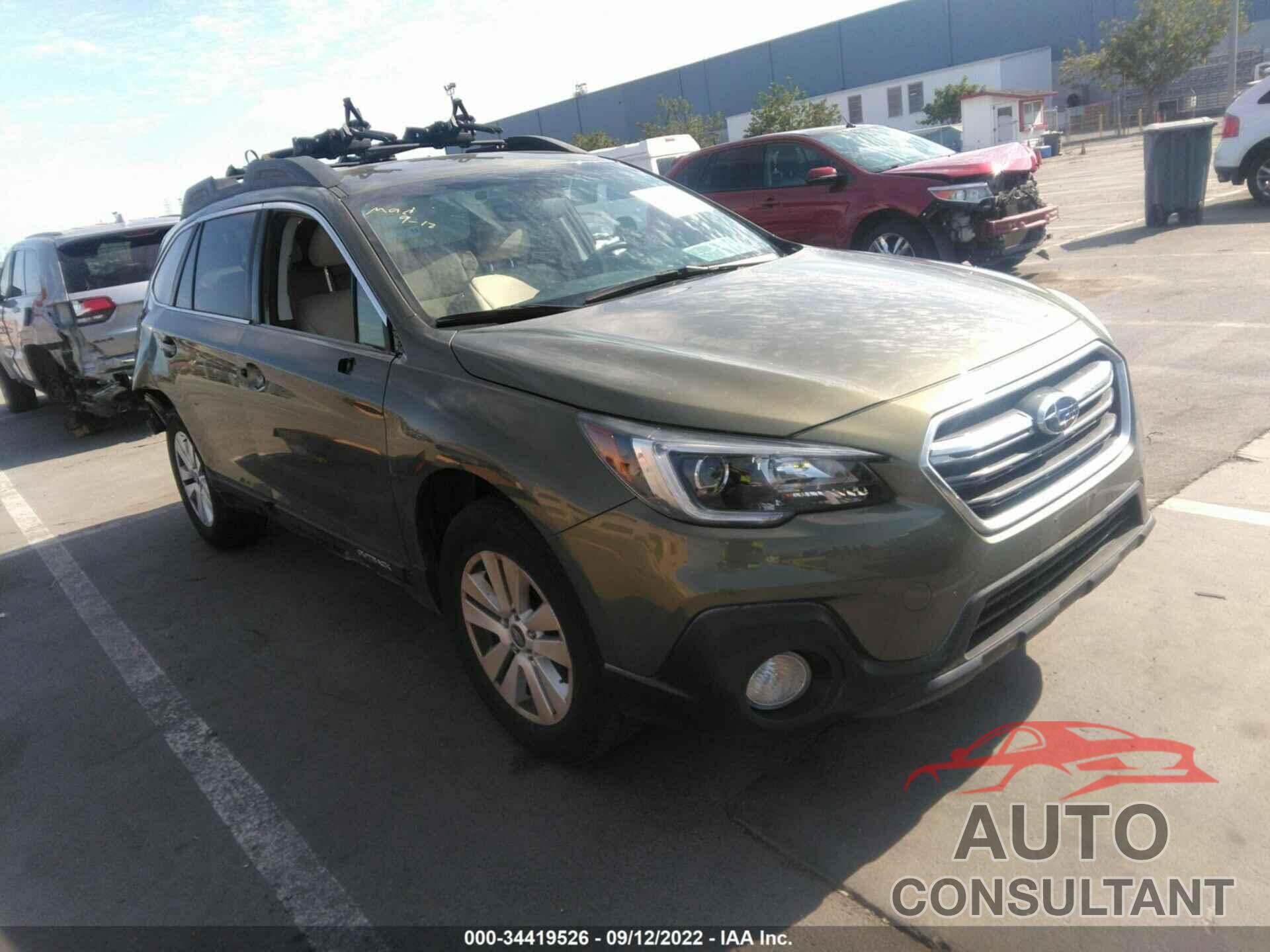SUBARU OUTBACK 2019 - 4S4BSAFC8K3391647
