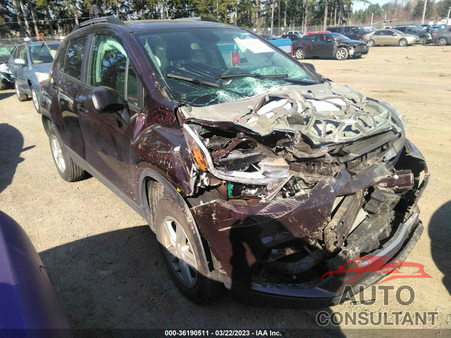 CHEVROLET TRAX 2021 - KL7CJPSB2MB306867