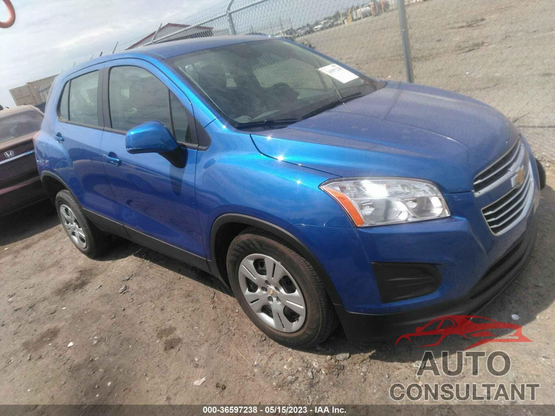 CHEVROLET TRAX 2016 - KL7CJKSB2GB663361