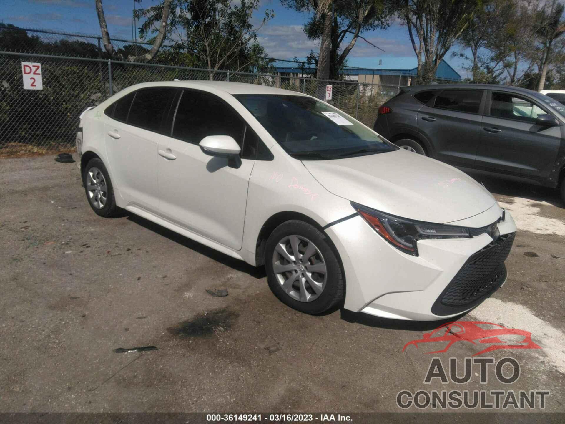 TOYOTA COROLLA 2020 - JTDEPRAE9LJ003669
