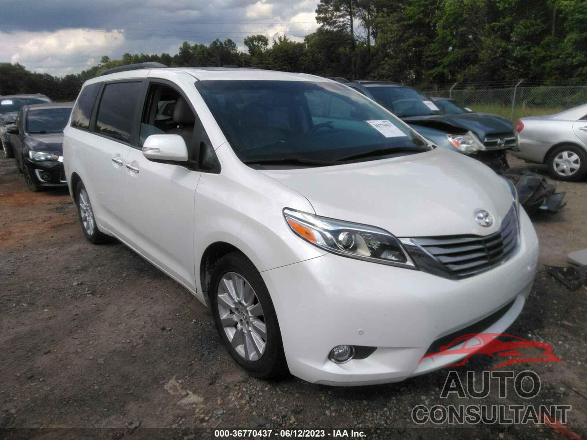 TOYOTA SIENNA 2016 - 5TDYK3DC0GS759533