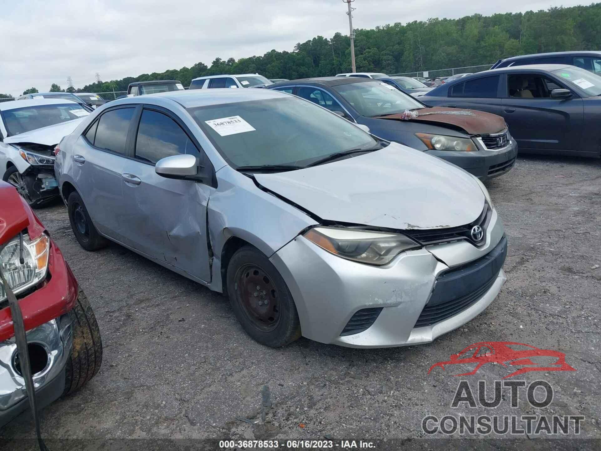 TOYOTA COROLLA 2015 - 2T1BURHE4FC266265