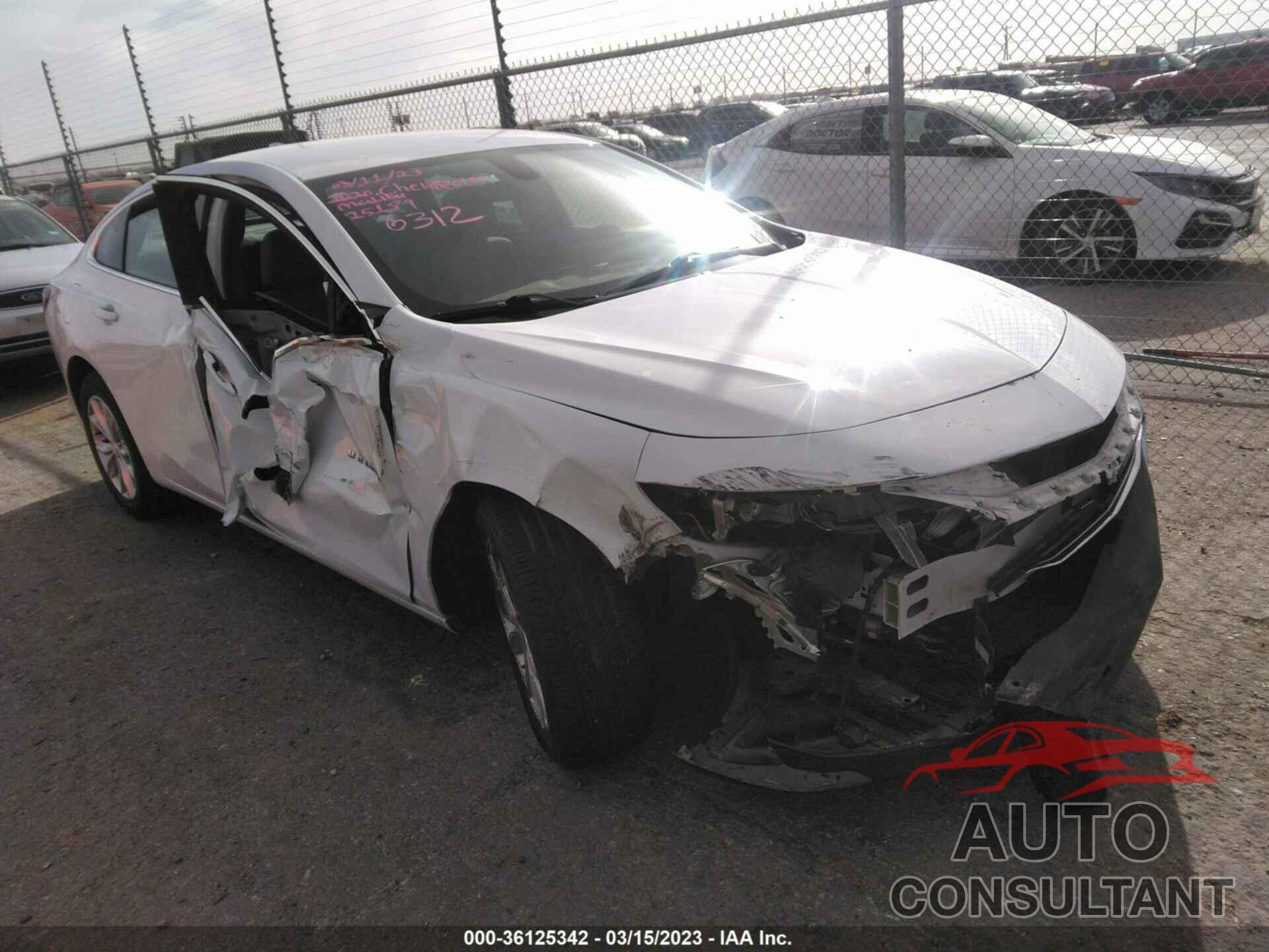 CHEVROLET MALIBU 2020 - 1G1ZD5ST0LF006312