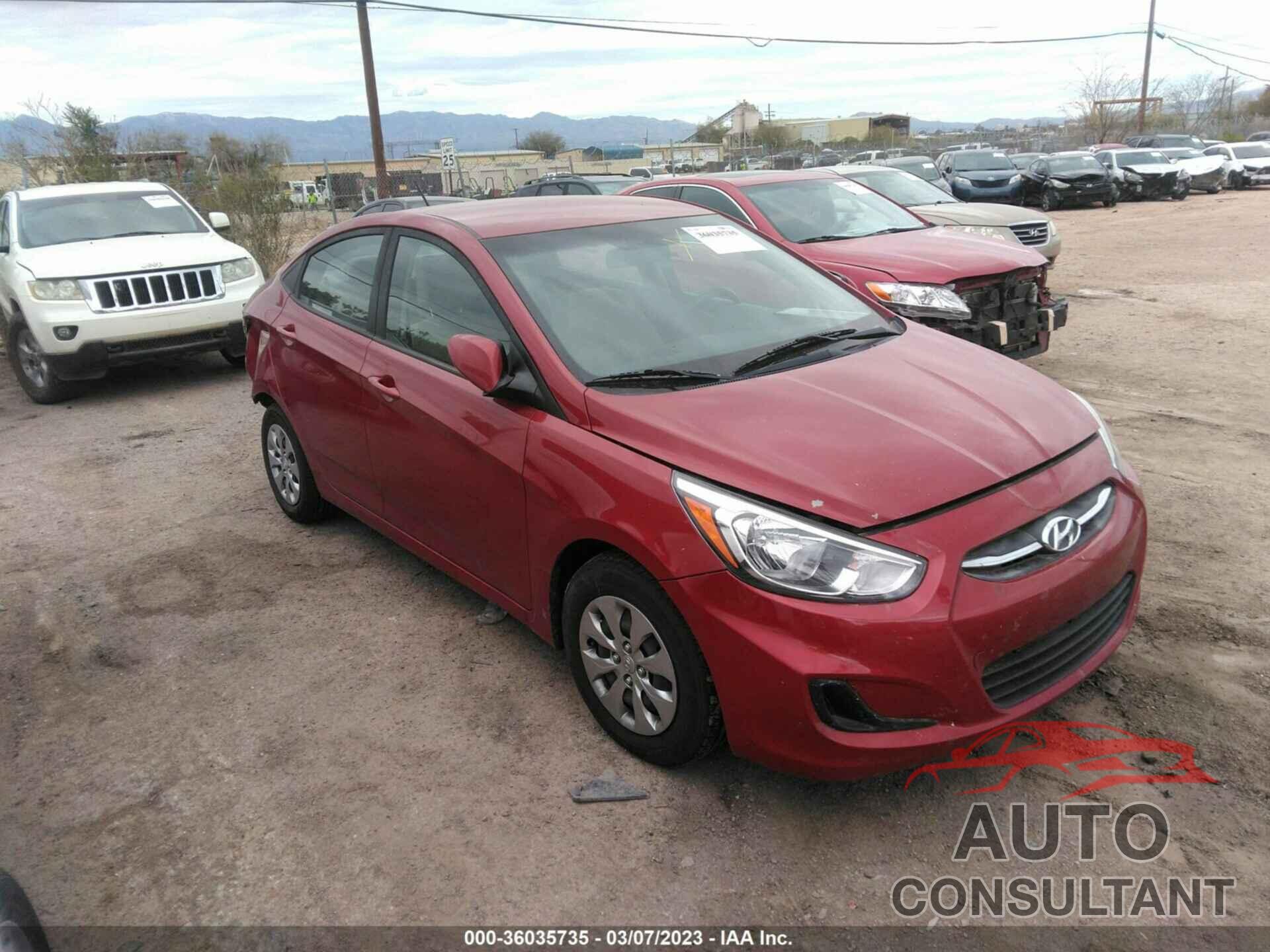 HYUNDAI ACCENT 2017 - KMHCT4AE6HU378653