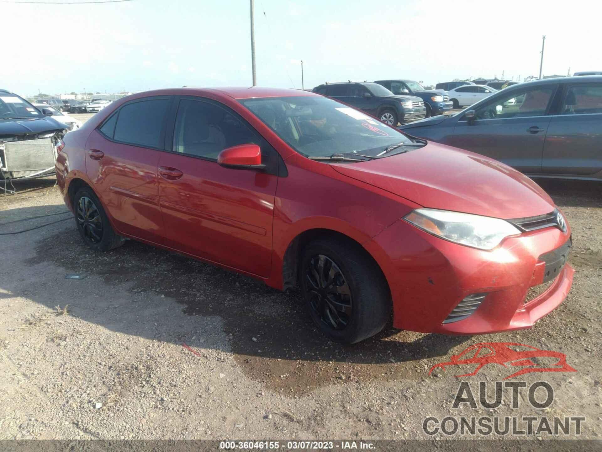 TOYOTA COROLLA 2015 - 5YFBURHE6FP328264