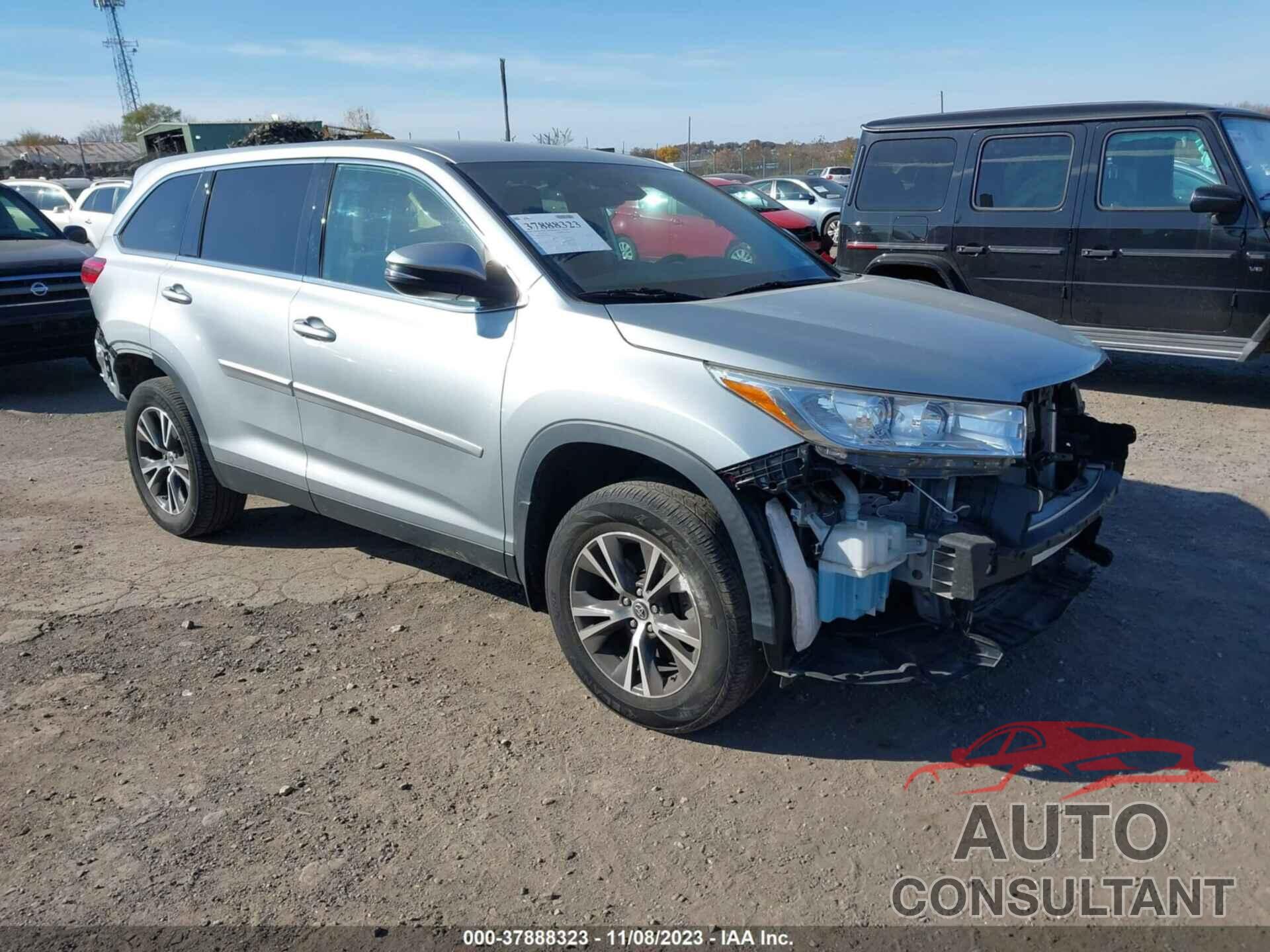 TOYOTA HIGHLANDER 2019 - 5TDBZRFH8KS710991