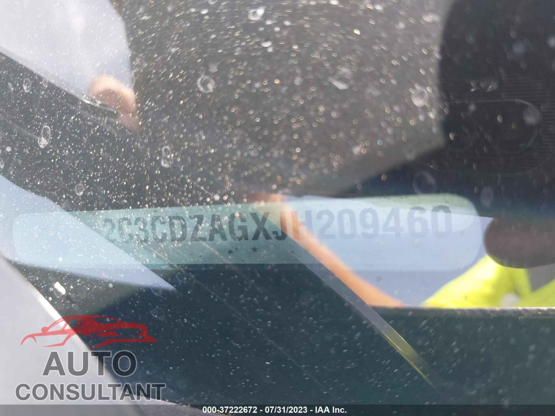 DODGE CHALLENGER 2018 - 2C3CDZAGXJH209460