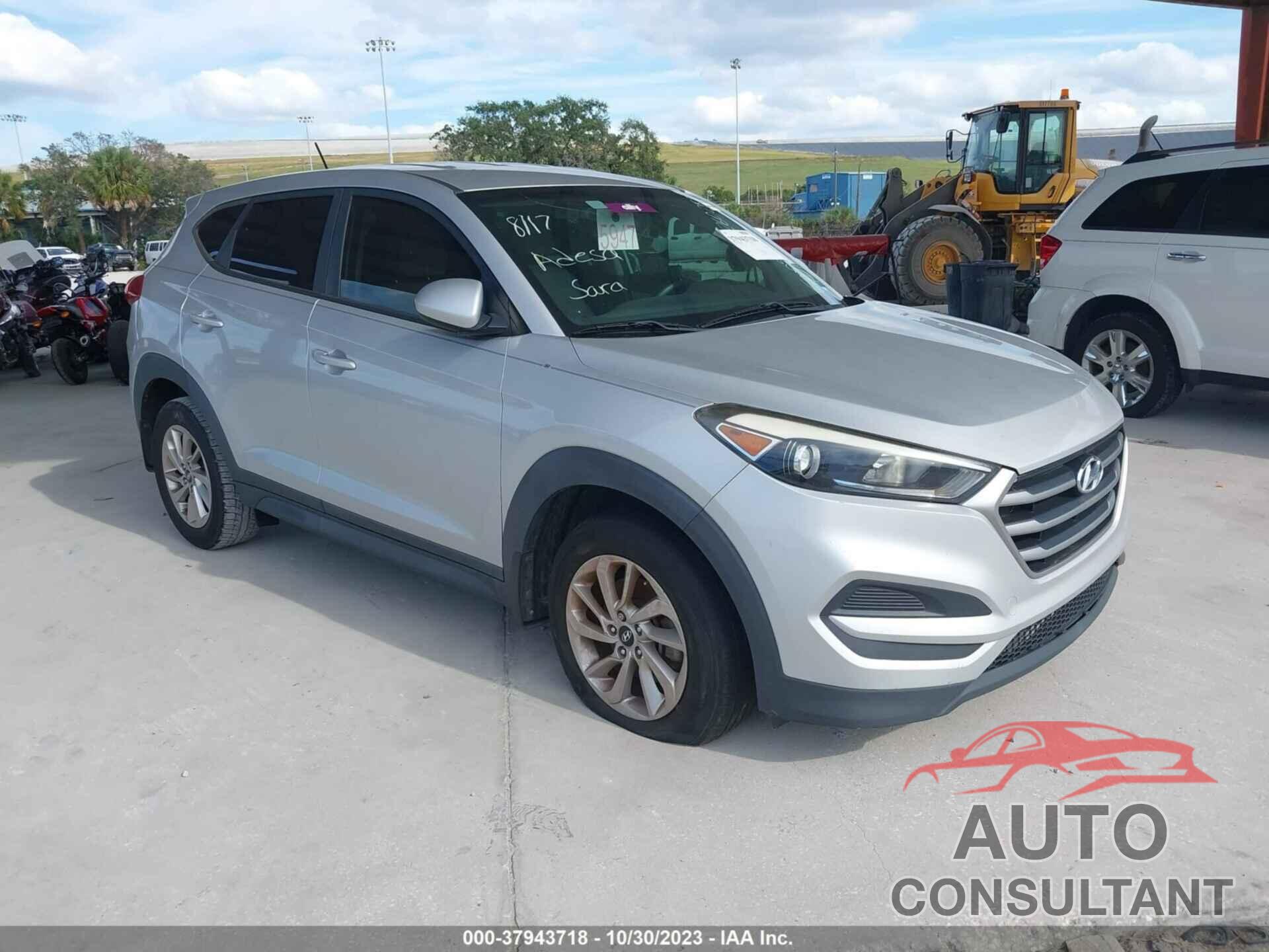 HYUNDAI TUCSON 2017 - KM8J23A44HU260287