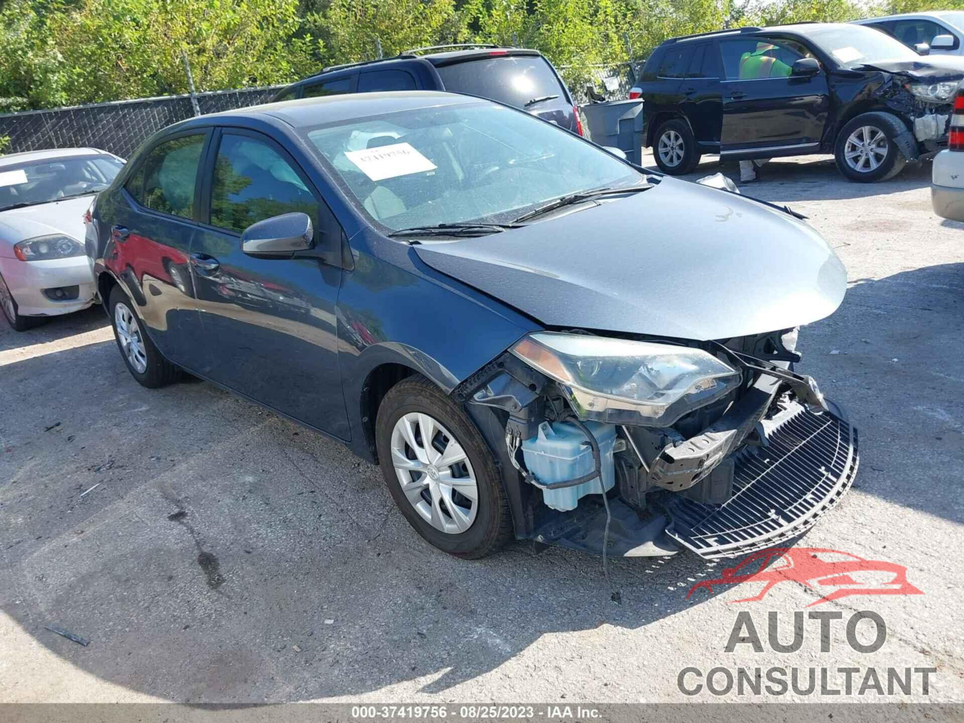 TOYOTA COROLLA 2016 - 2T1BURHE1GC625217