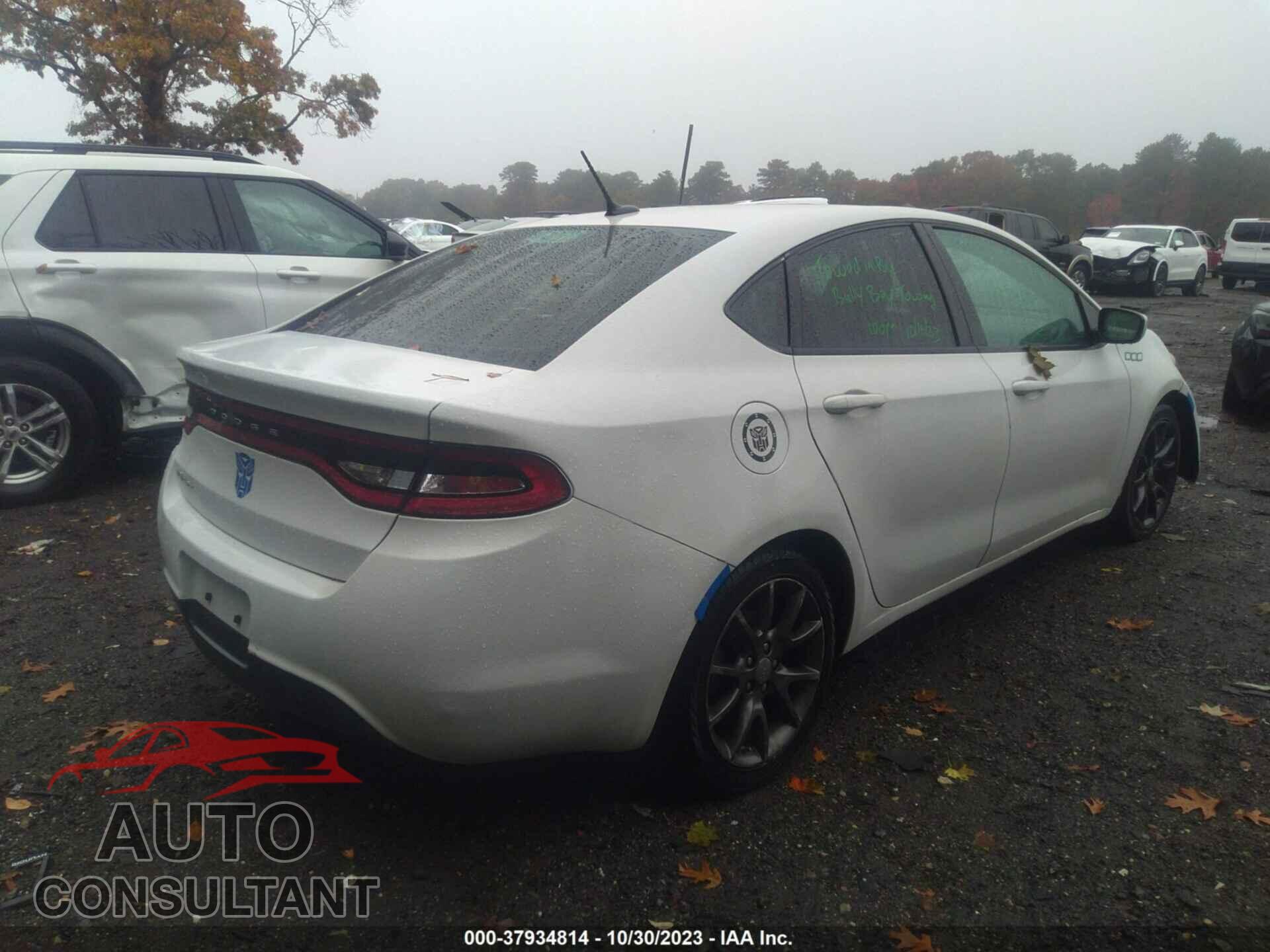 DODGE DART 2016 - 1C3CDFAA3GD503735
