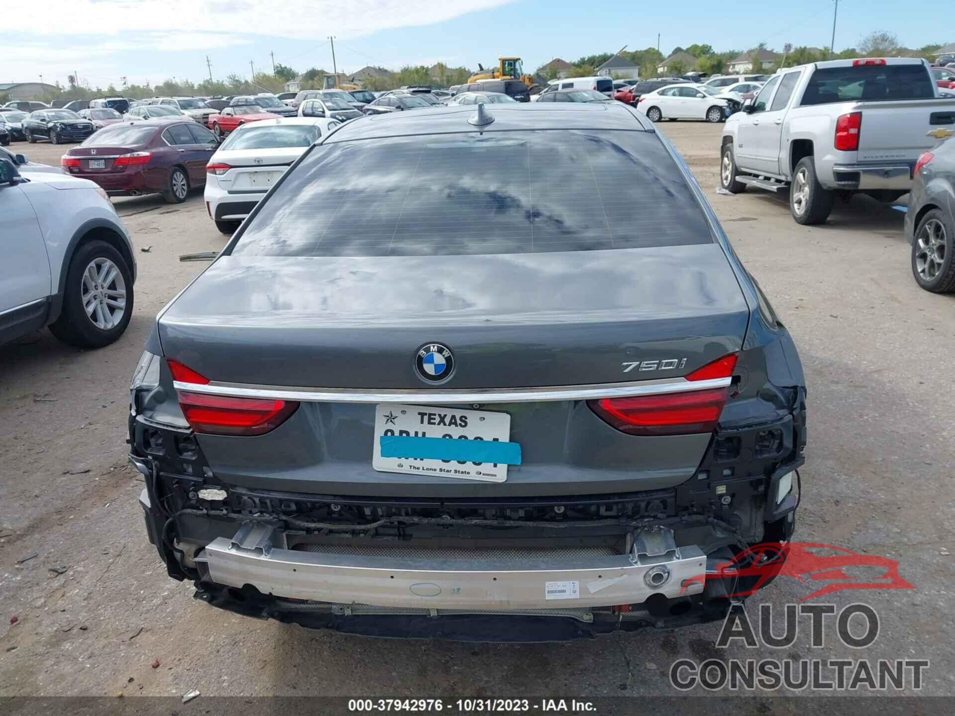 BMW 750I 2017 - WBA7F0C52HGM21335