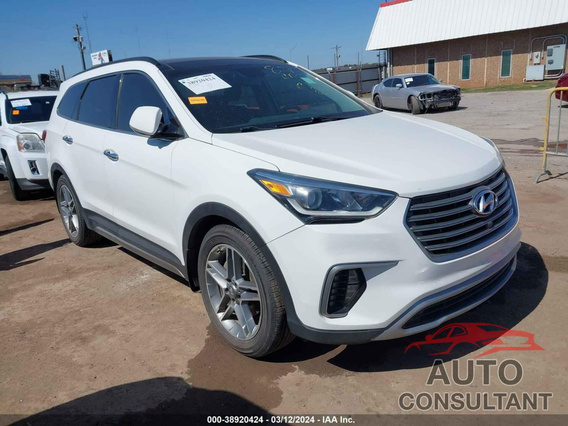 HYUNDAI SANTA FE 2017 - KM8SR4HF6HU207992