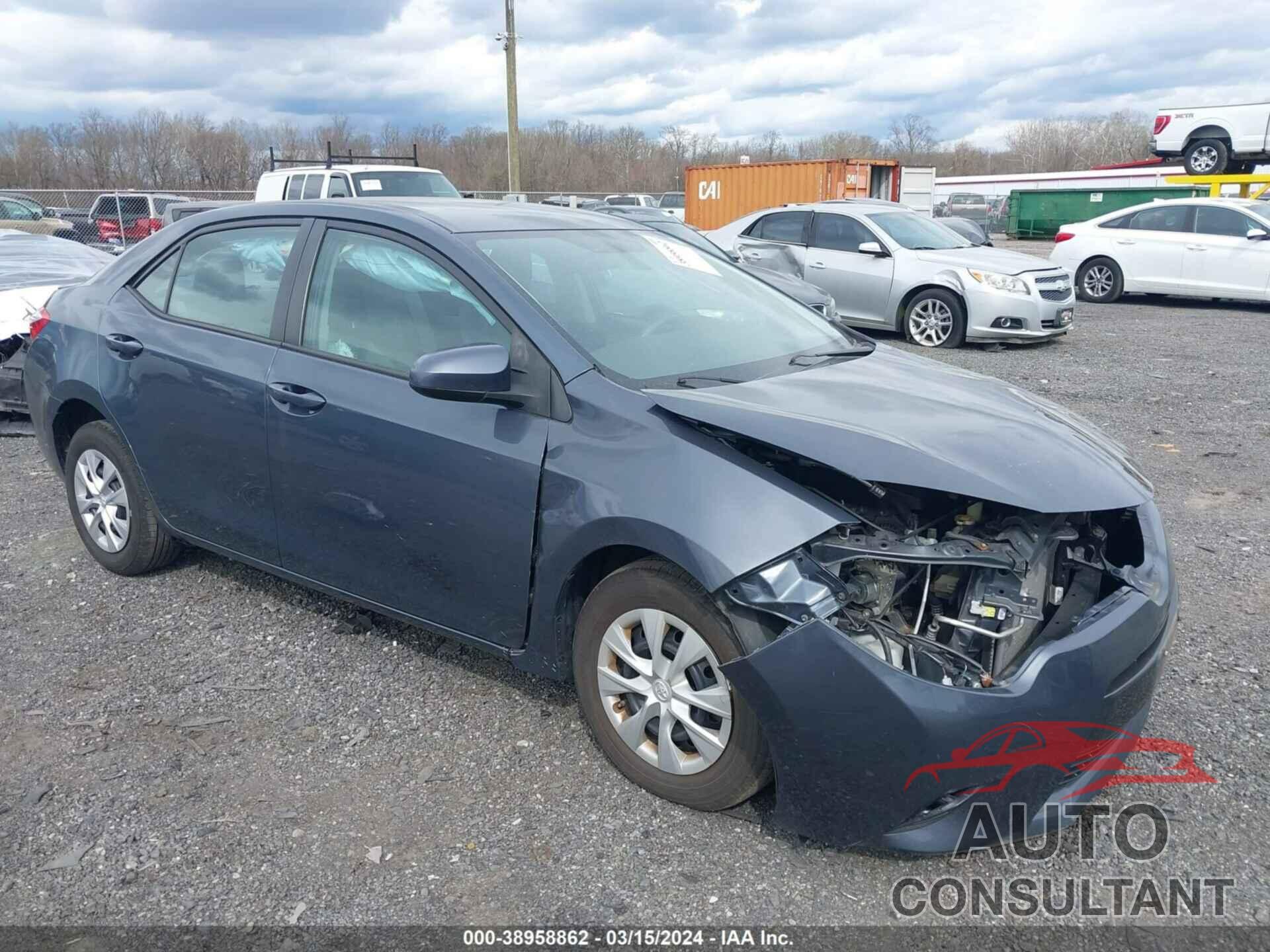 TOYOTA COROLLA 2016 - 2T1BPRHE5GC484854