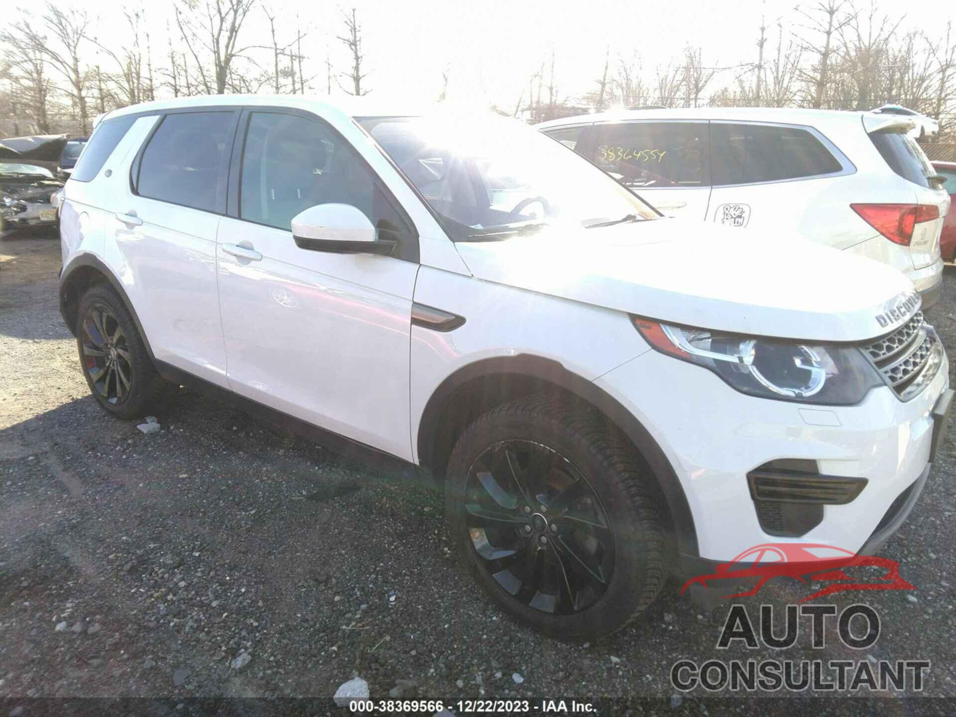LAND ROVER DISCOVERY SPORT 2019 - SALCP2FX4KH813878