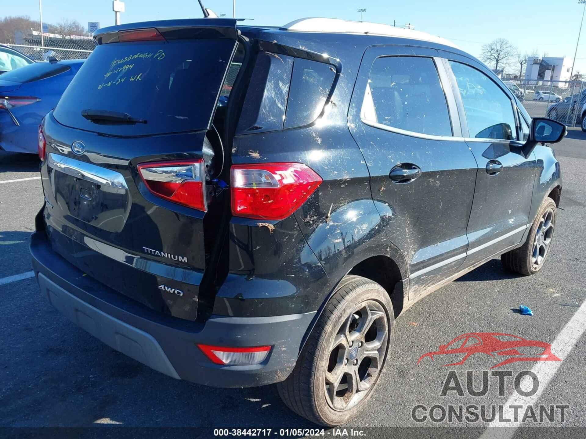 FORD ECOSPORT 2018 - MAJ6P1WL2JC158682