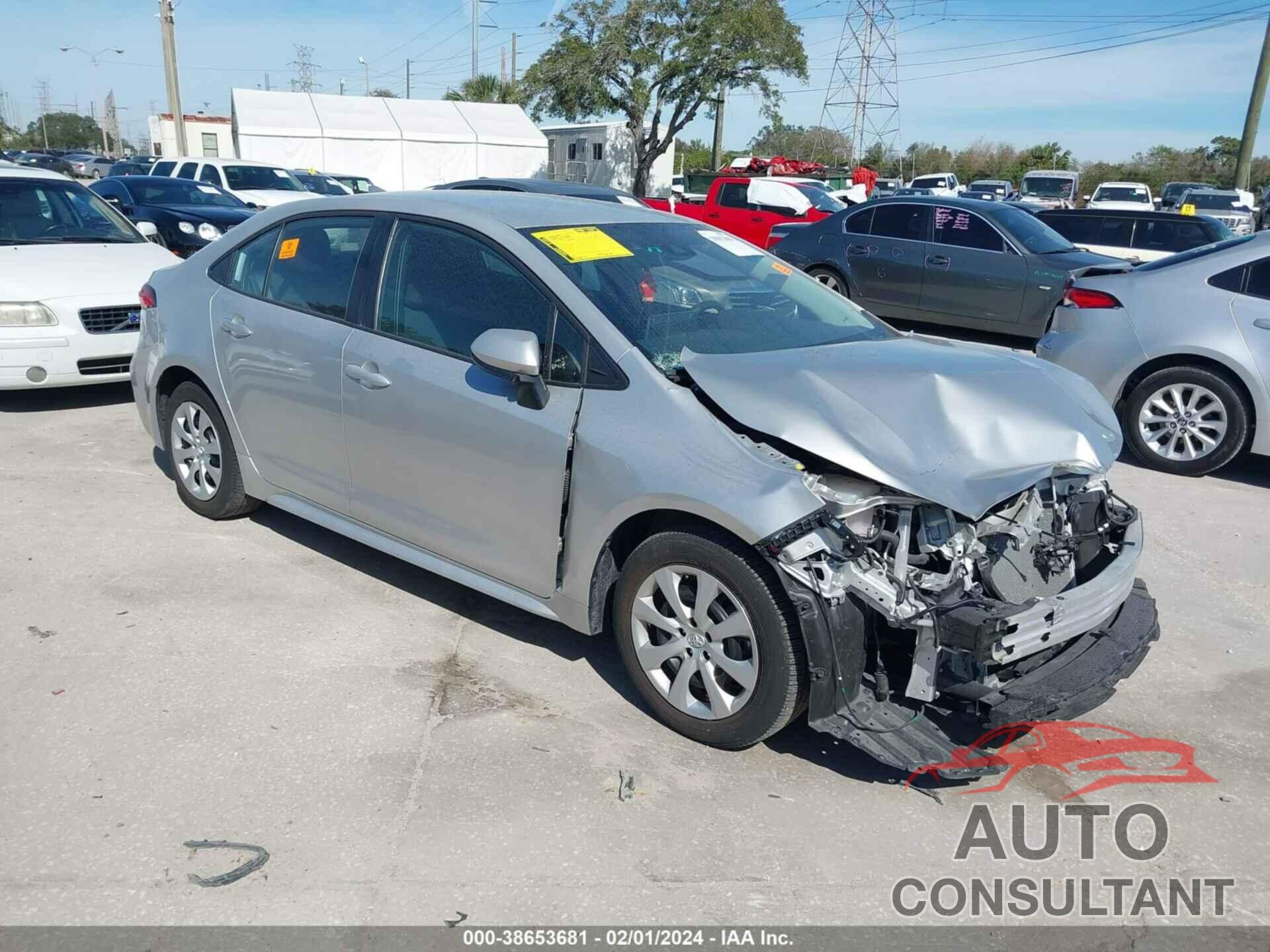 TOYOTA COROLLA 2021 - 5YFEPMAE0MP204652