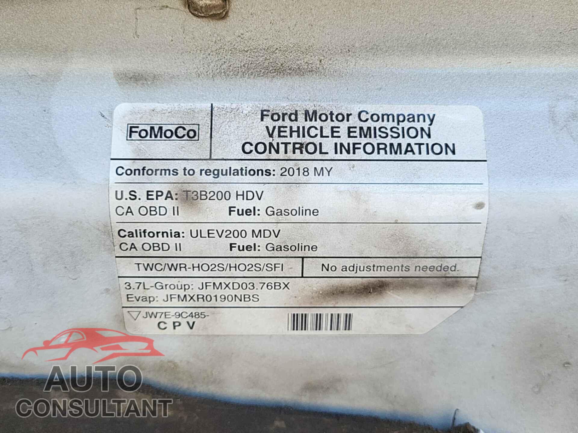 FORD TRANSIT-250 2018 - 1FTYR2CM5JKB39839