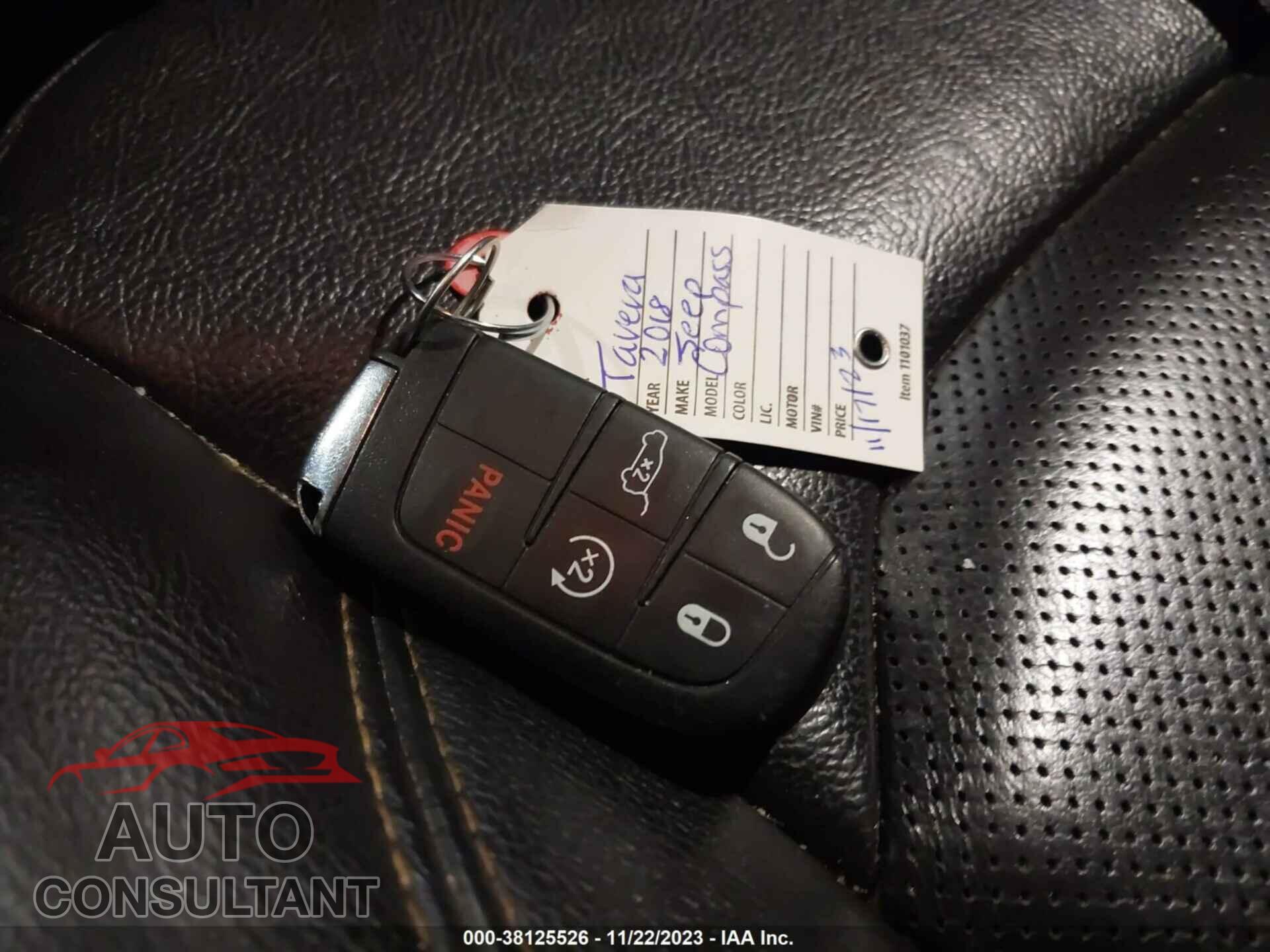 JEEP COMPASS 2018 - 3C4NJDCBXJT280652