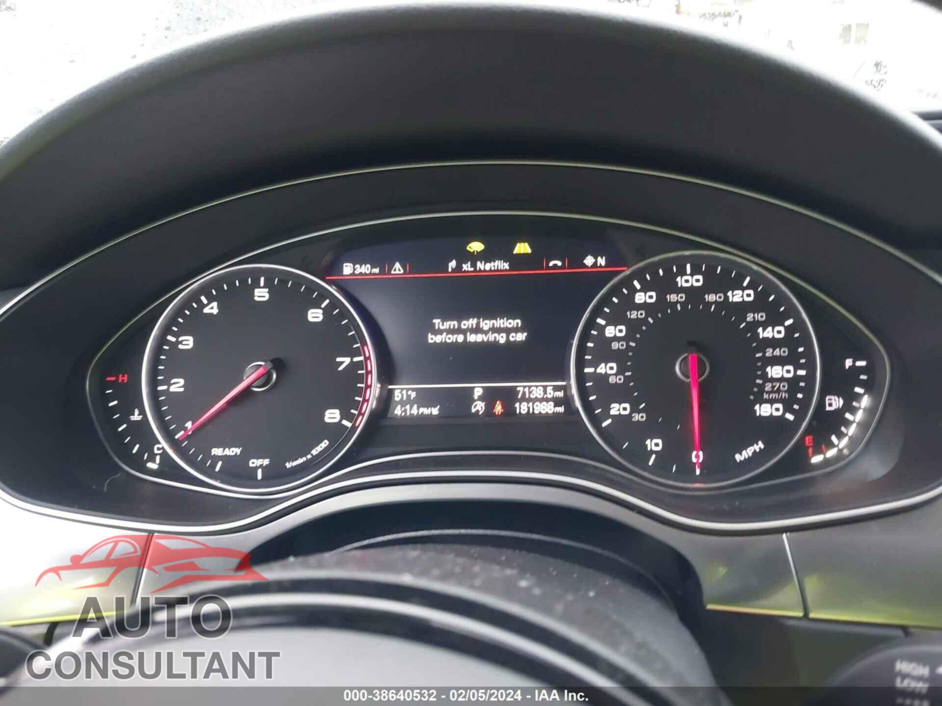 AUDI A6 2017 - WAUD8AFC0HN093941