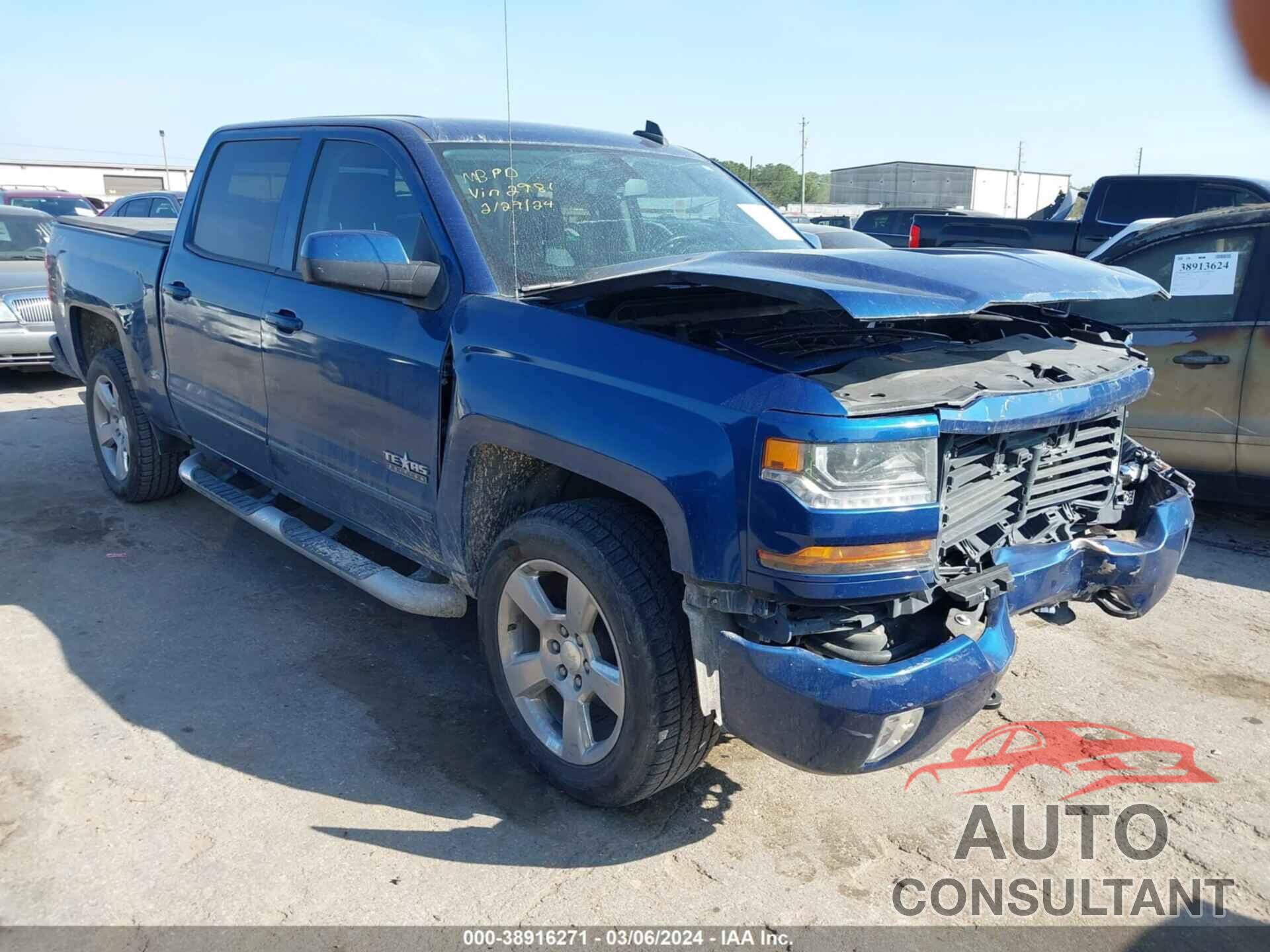 CHEVROLET SILVERADO 1500 2018 - 3GCUKREC2JG532981