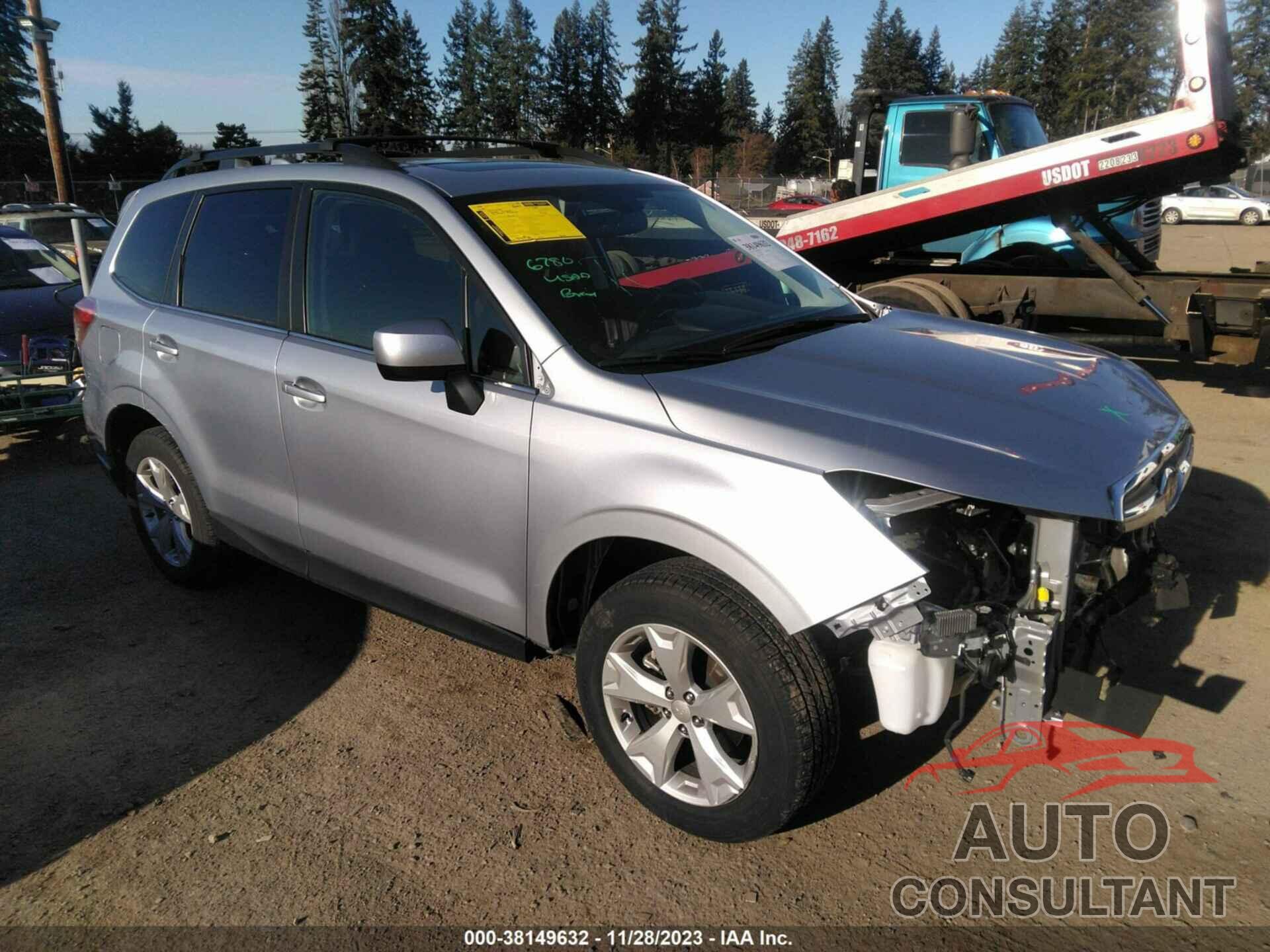 SUBARU FORESTER 2016 - JF2SJARCXGH497600