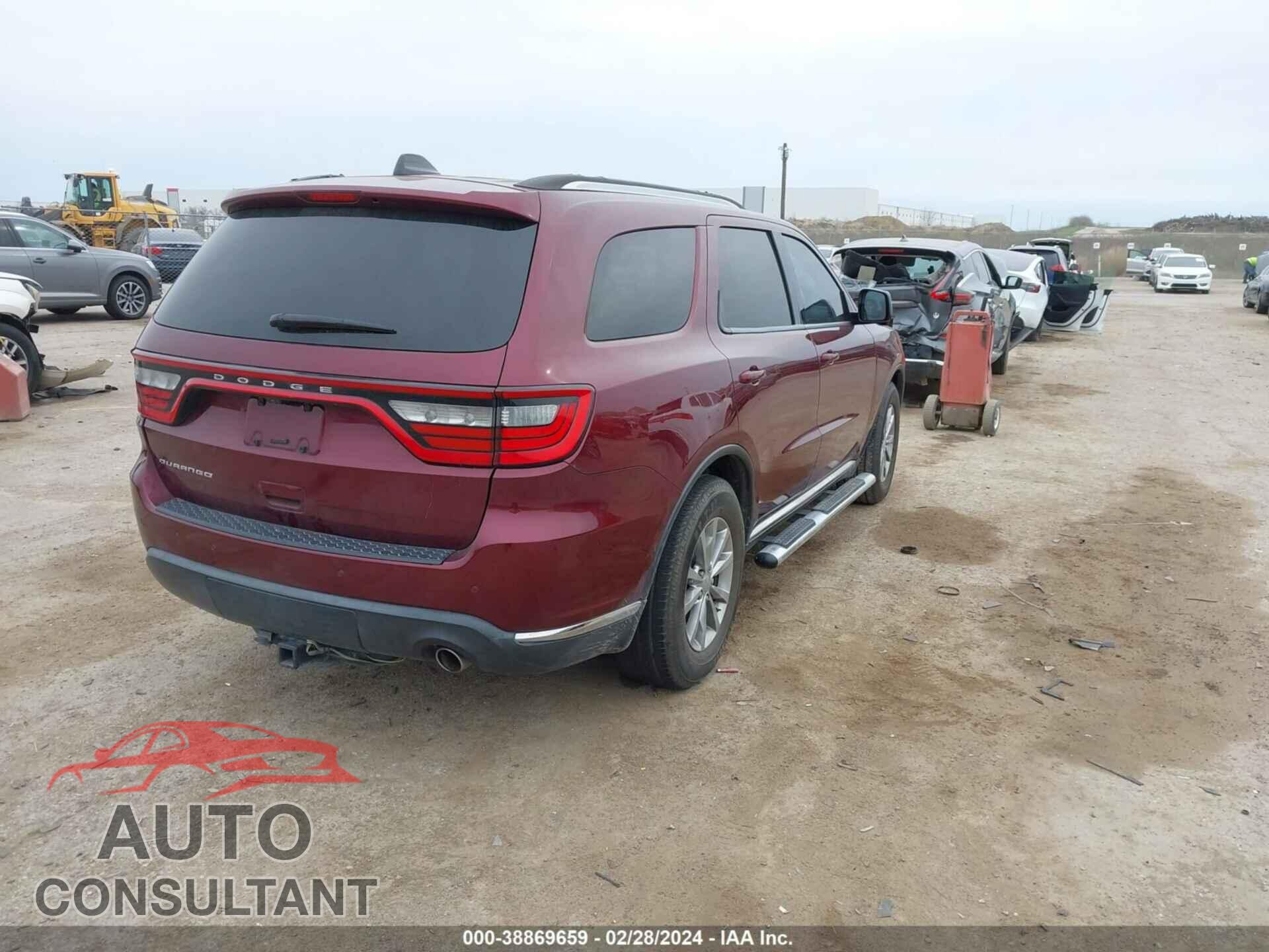 DODGE DURANGO 2018 - 1C4RDHAG9JC247961