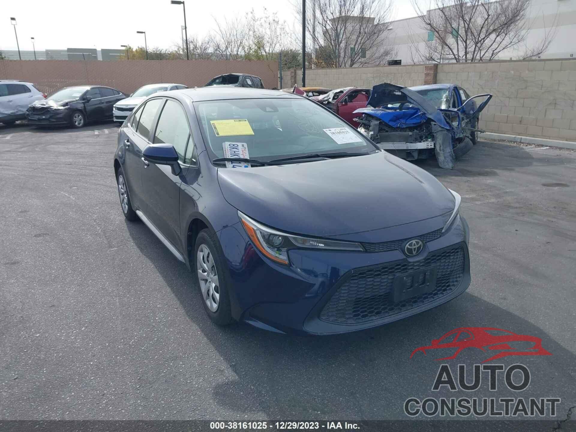 TOYOTA COROLLA 2020 - JTDEPRAE2LJ010303