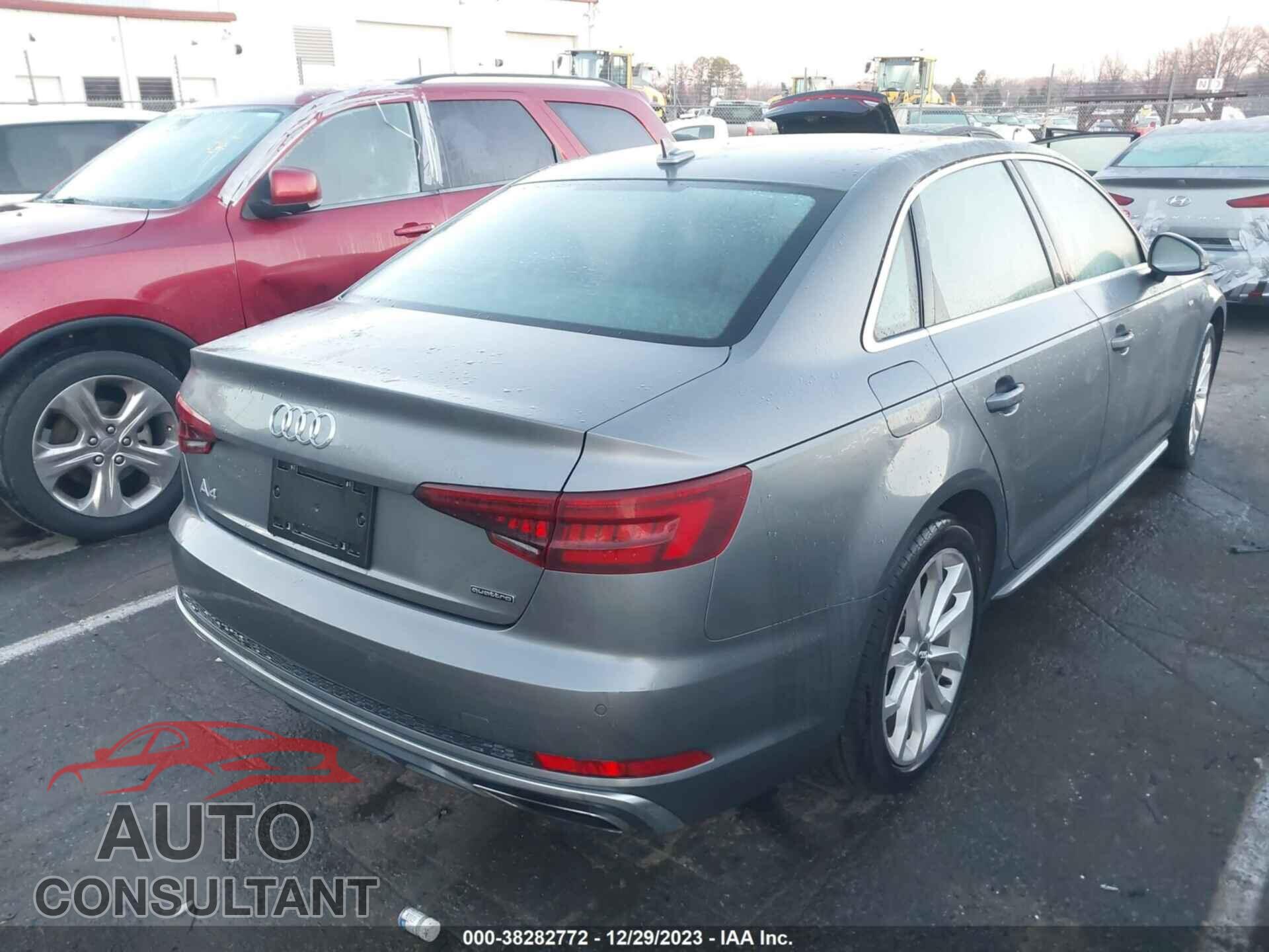 AUDI A4 2019 - WAUENAF46KA017158