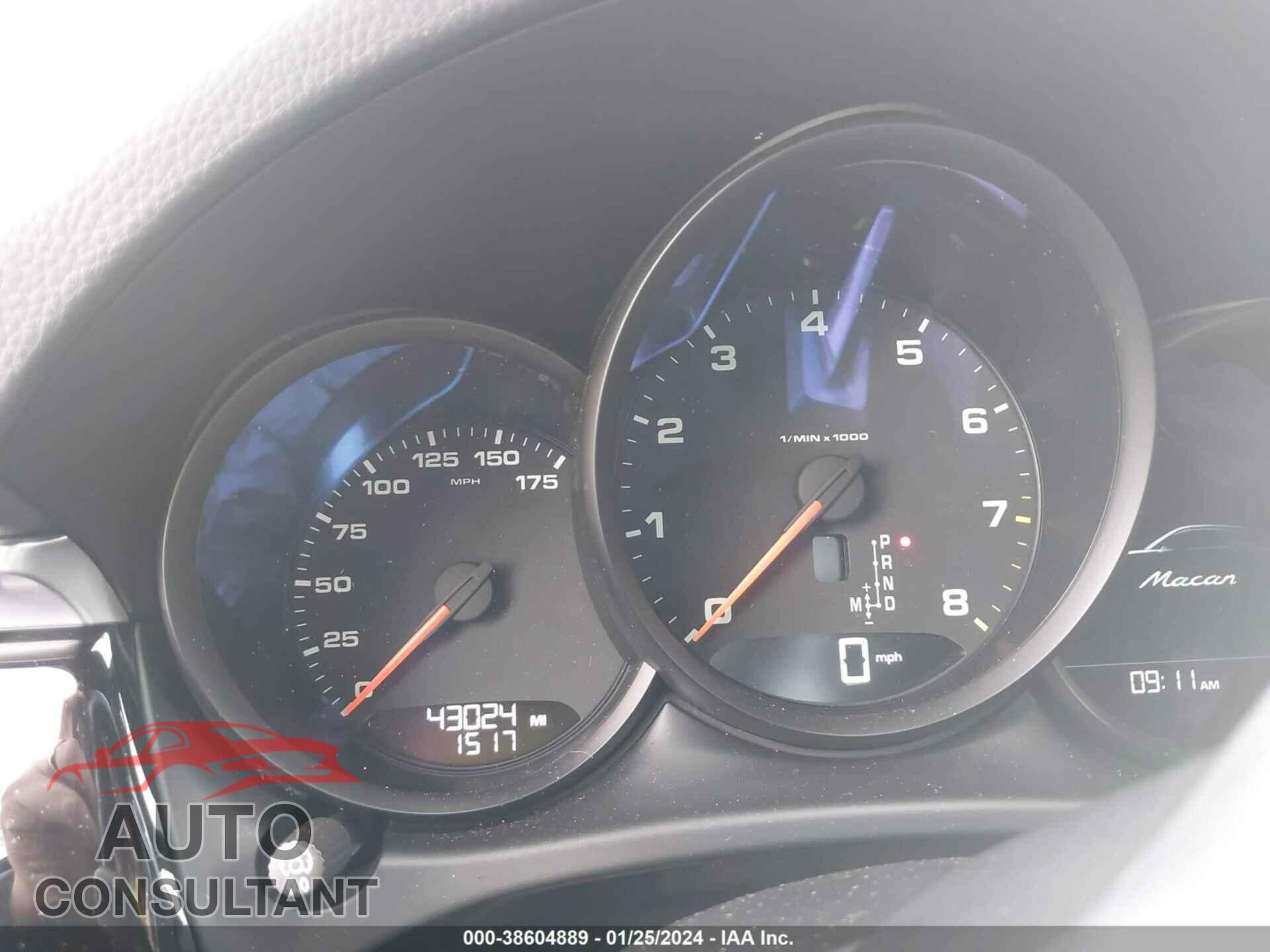 PORSCHE MACAN 2020 - WP1AA2A57LLB08849