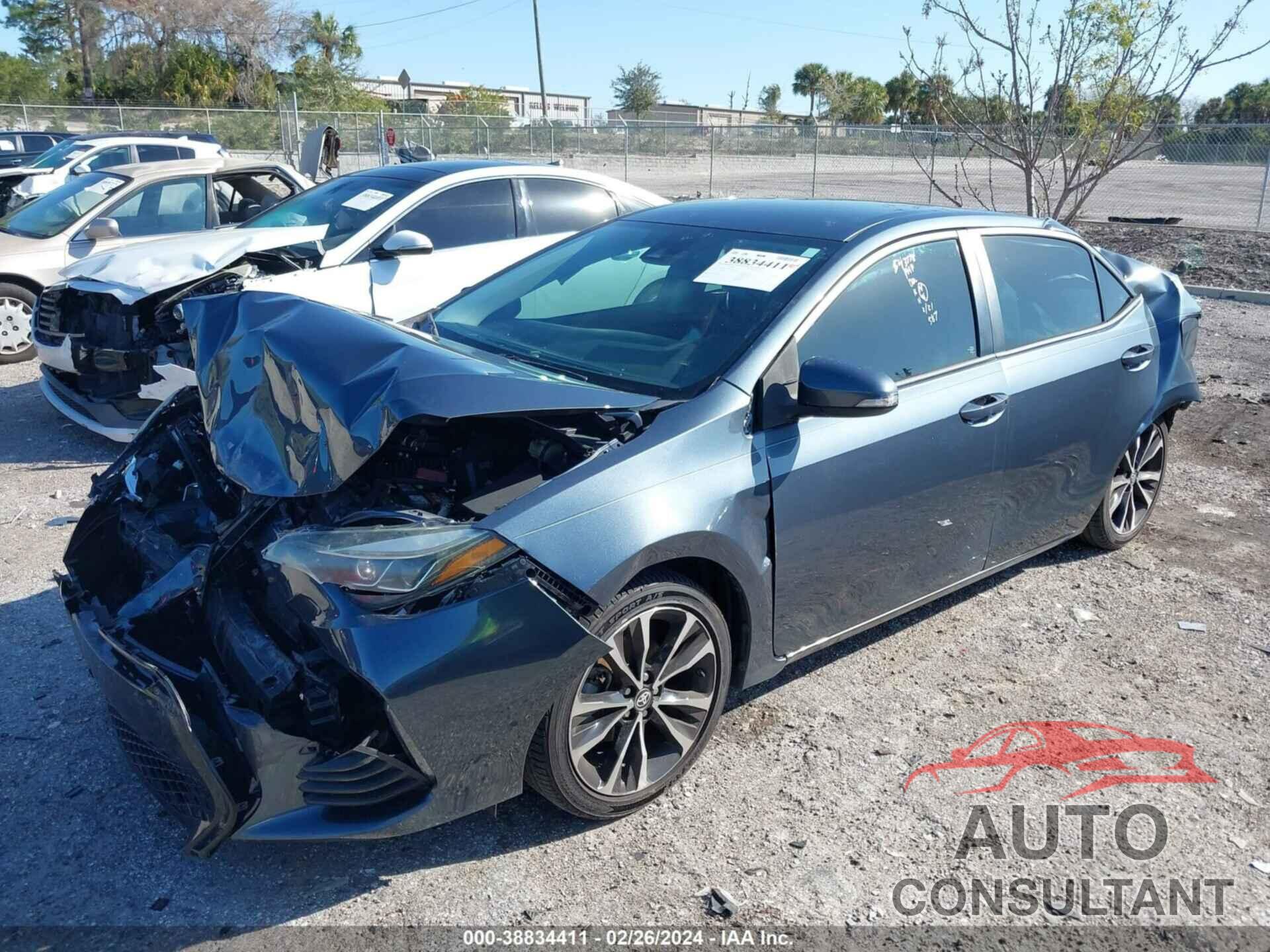 TOYOTA COROLLA 2017 - 2T1BURHE7HC868757