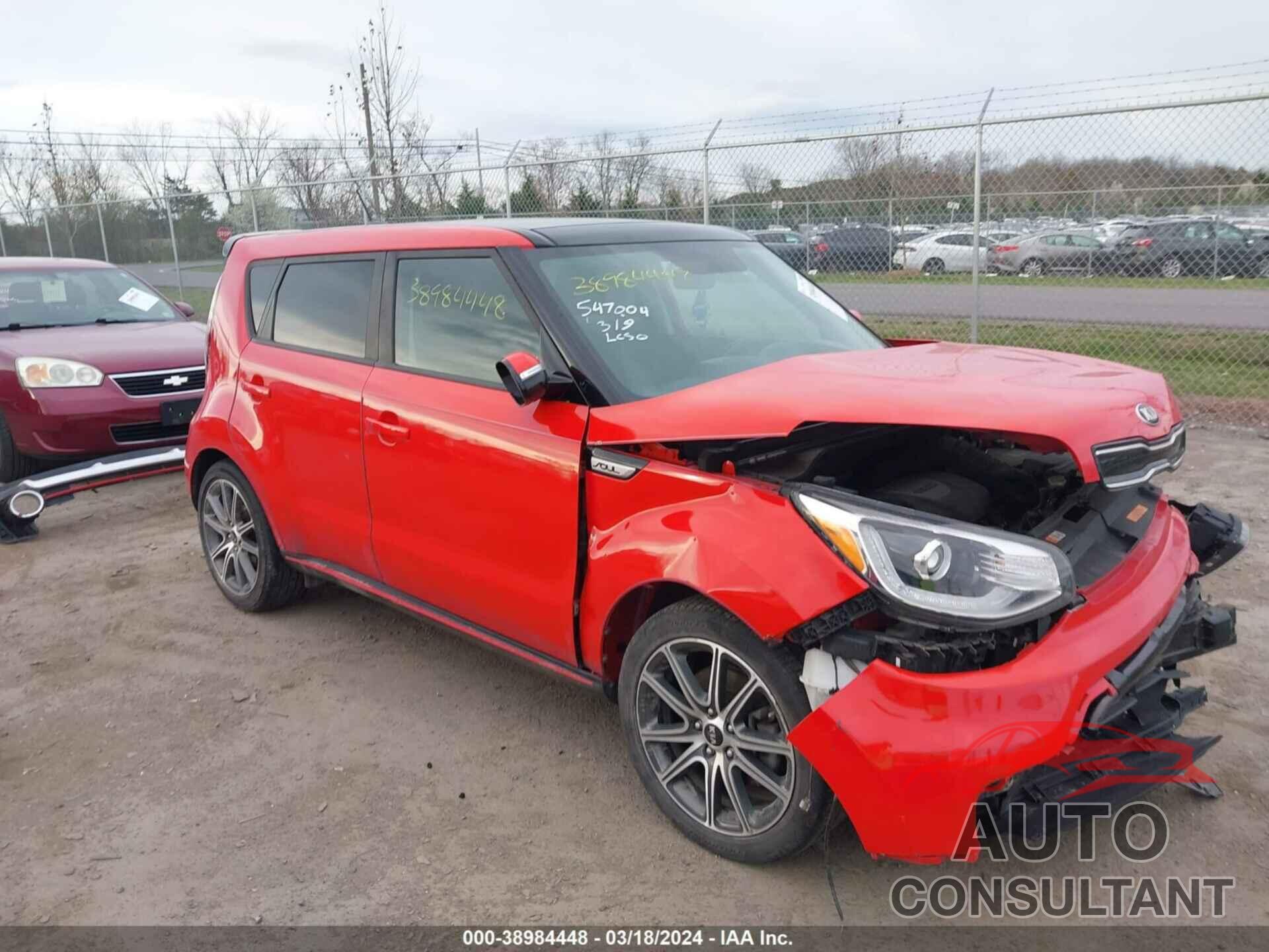 KIA SOUL 2018 - KNDJX3AA7J7575293