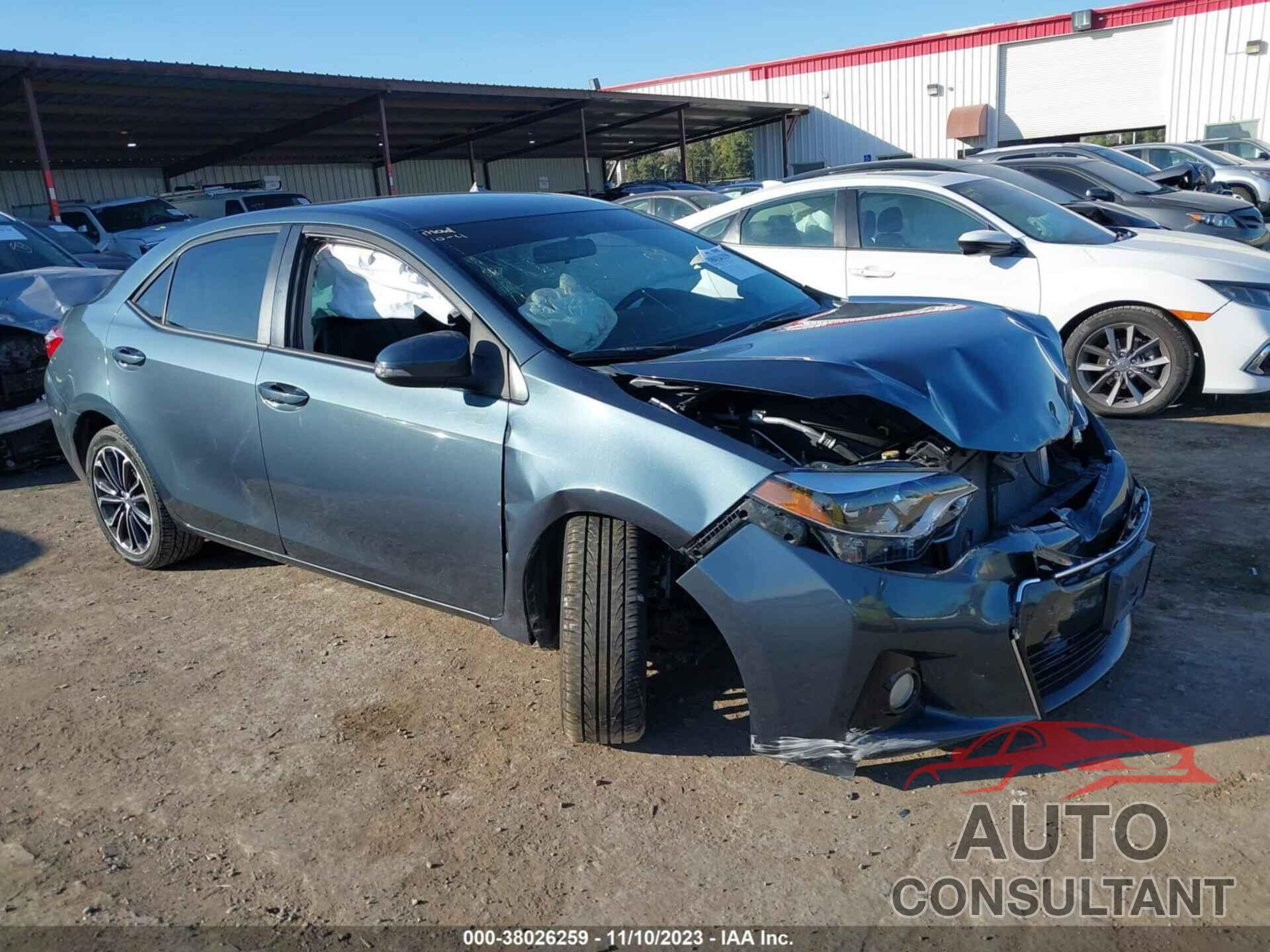 TOYOTA COROLLA 2015 - 5YFBURHE1FP199429