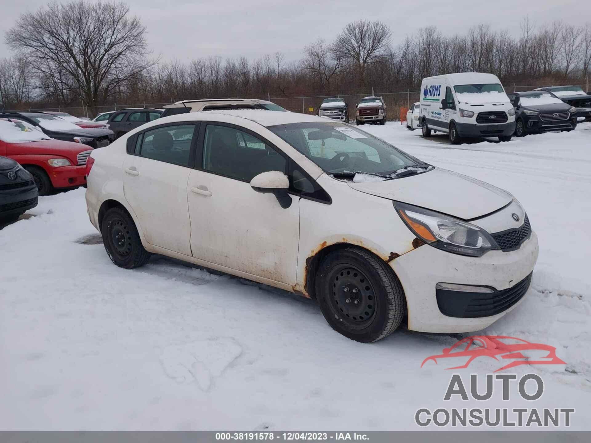 KIA RIO 2016 - KNADM4A36G6632625