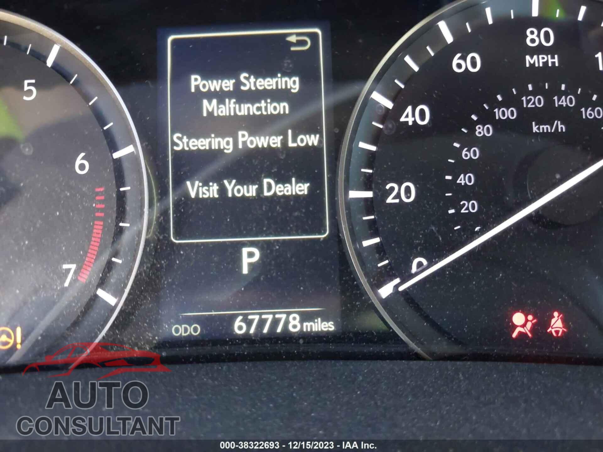 LEXUS RX 350 2016 - 2T2ZZMCA3GC012261