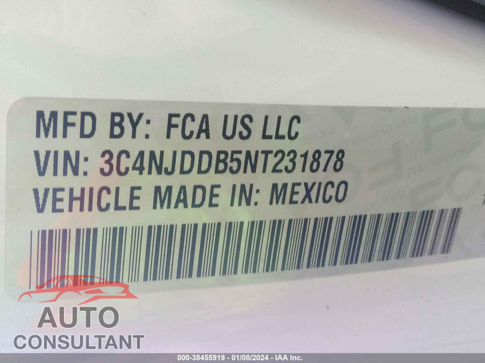 JEEP COMPASS 2022 - 3C4NJDDB5NT231878