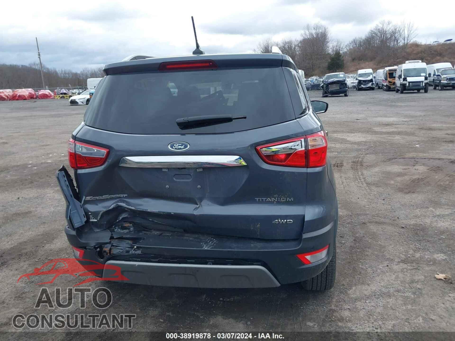 FORD ECOSPORT 2022 - MAJ6S3KL6NC472776