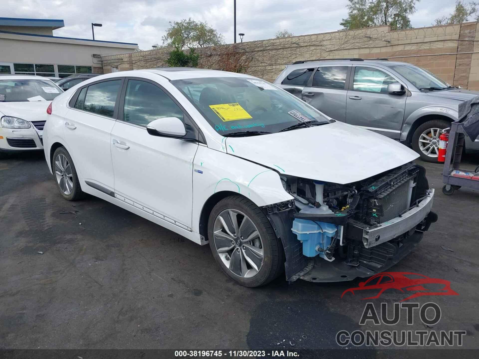 HYUNDAI IONIQ HYBRID 2018 - KMHC85LC1JU101739