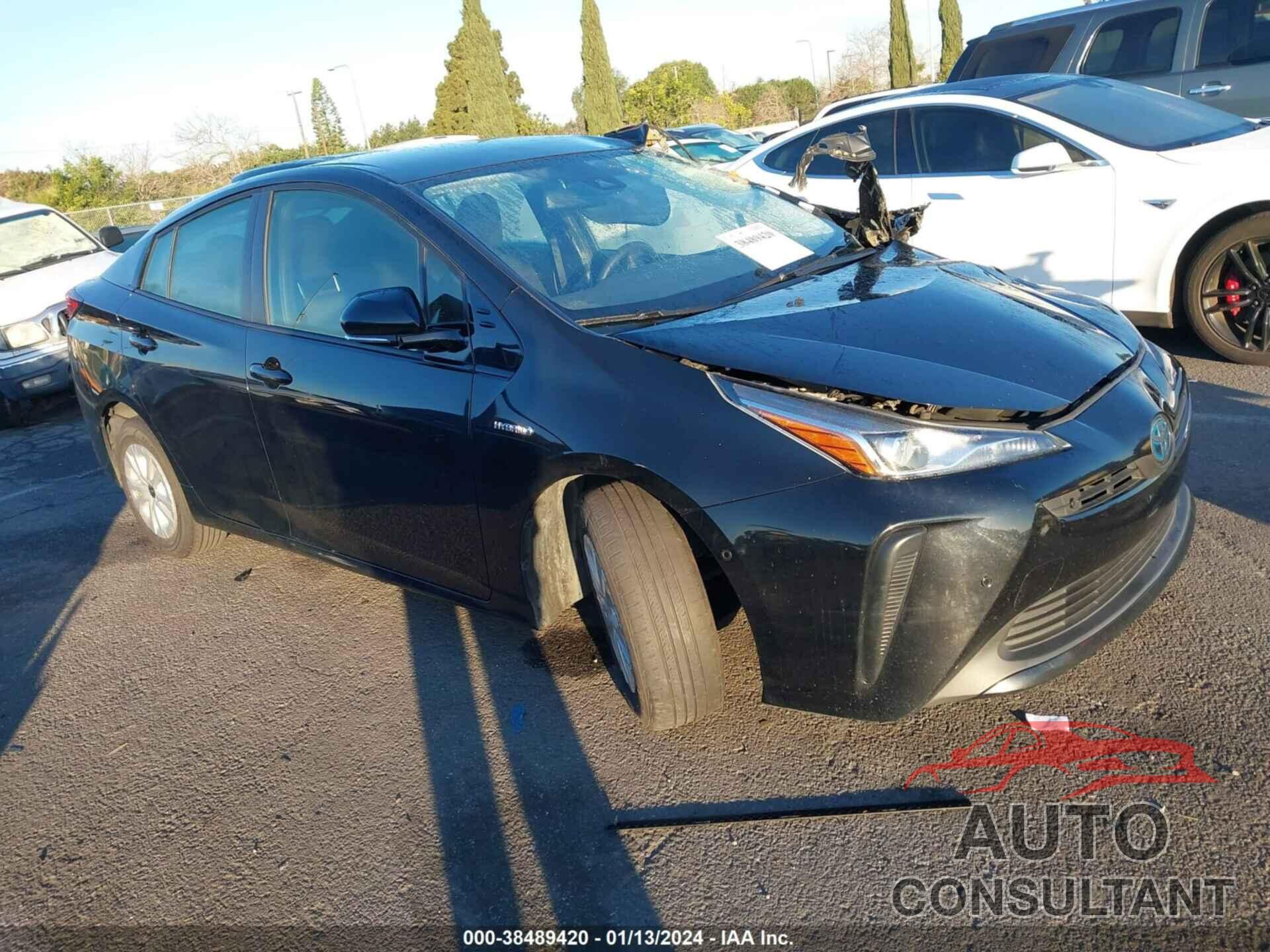 TOYOTA PRIUS 2020 - JTDKARFU4L3106989