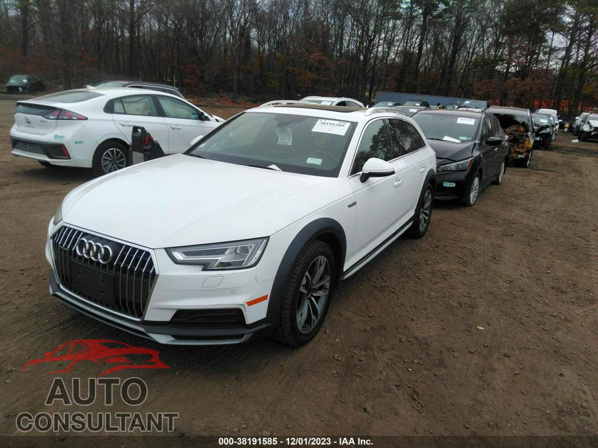 AUDI A4 ALLROAD 2017 - WA18NAF46HA043312